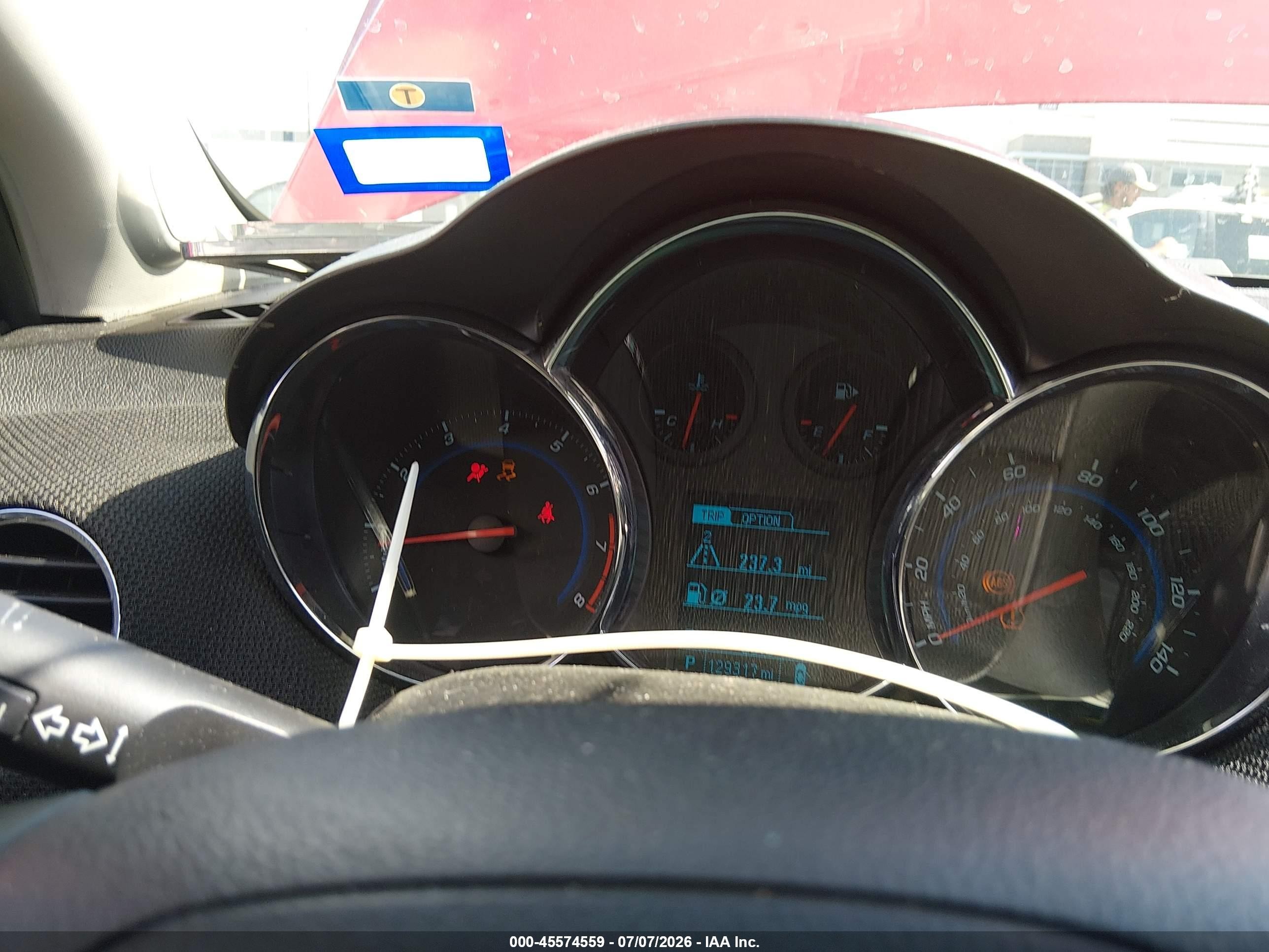 2014 Chevrolet Cruze 1lt Auto Красный vin: 1G1PC5SB9E7137351
