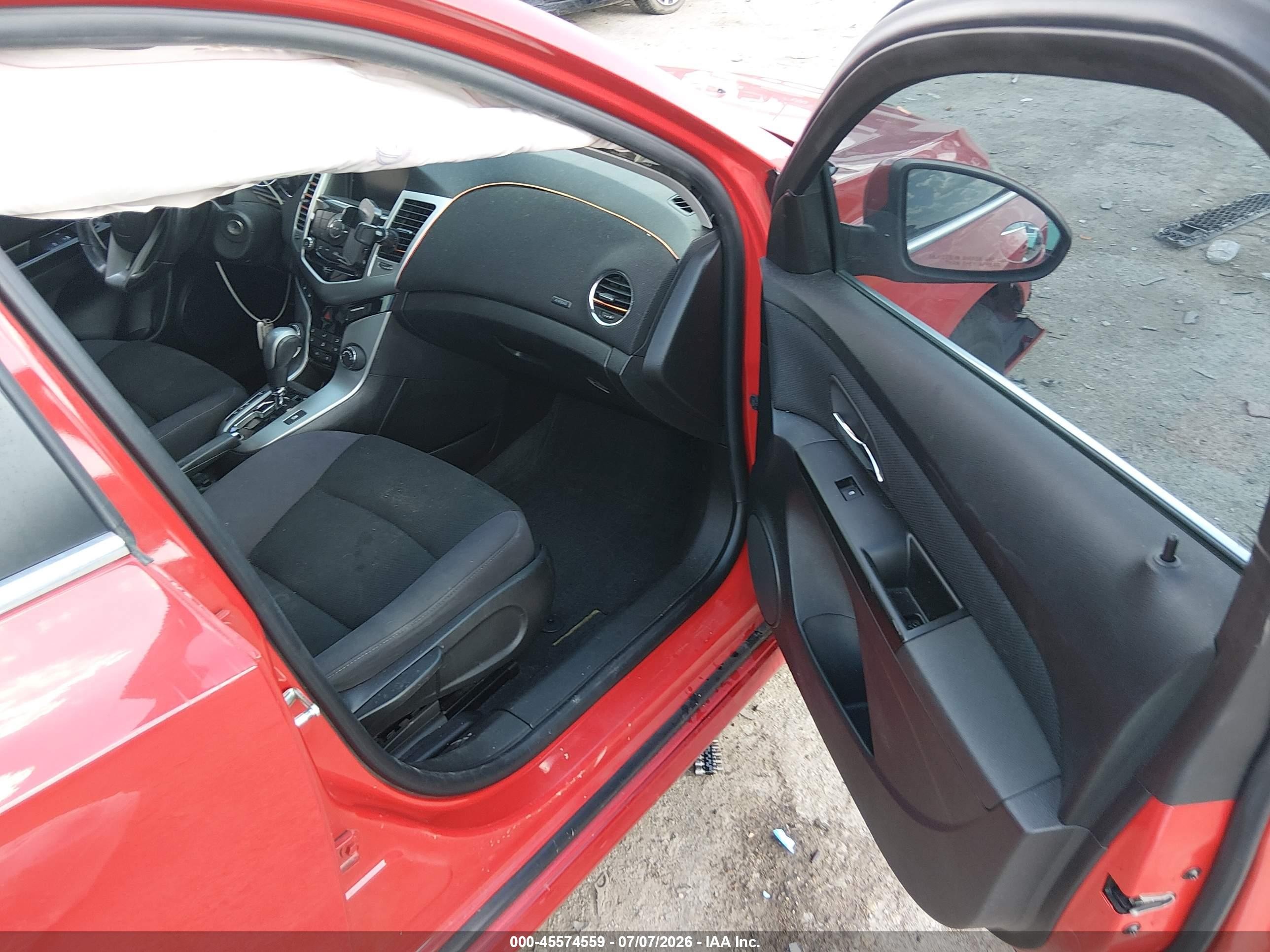 2014 Chevrolet Cruze 1lt Auto Красный vin: 1G1PC5SB9E7137351