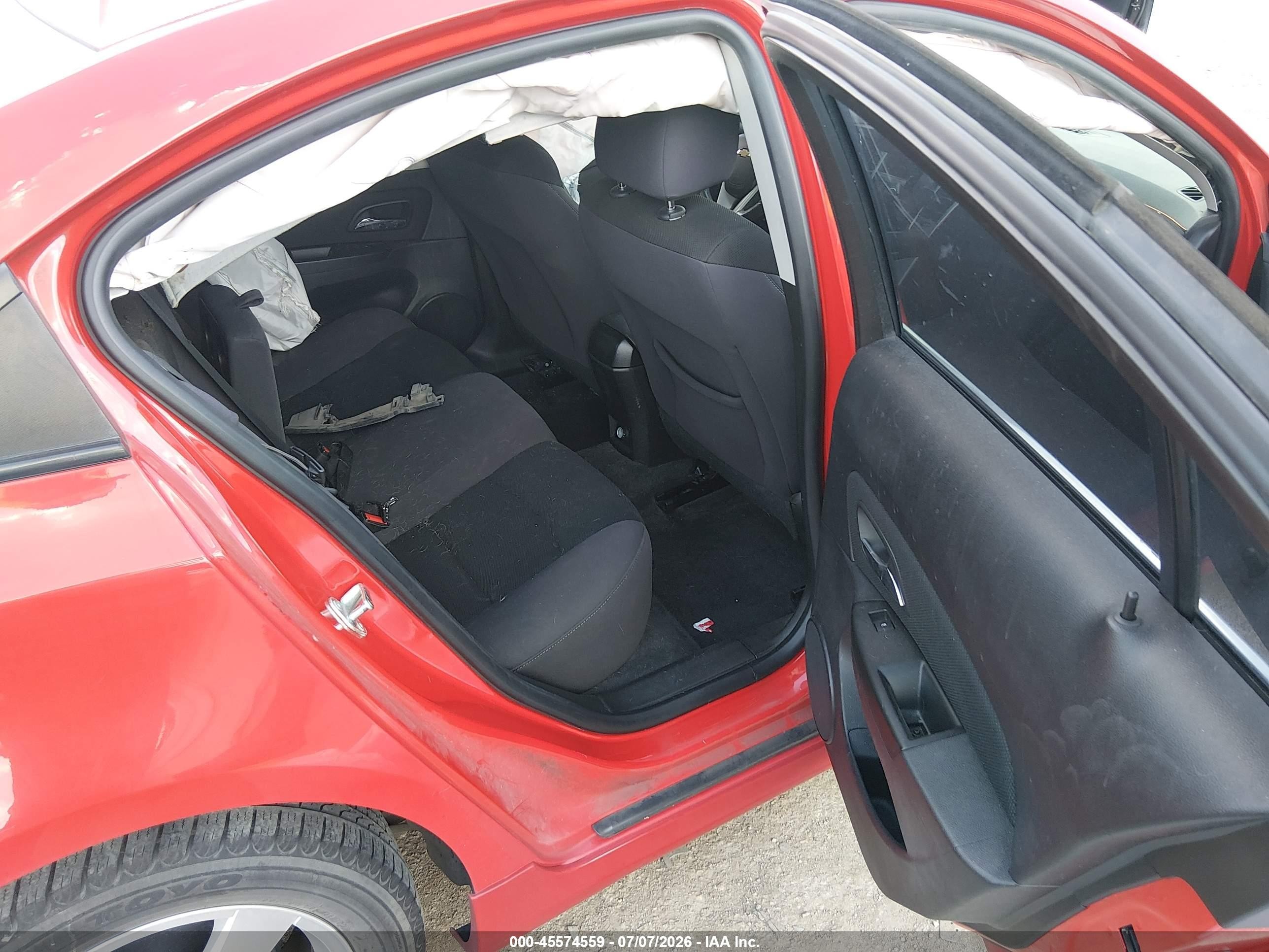 2014 Chevrolet Cruze 1lt Auto Красный vin: 1G1PC5SB9E7137351