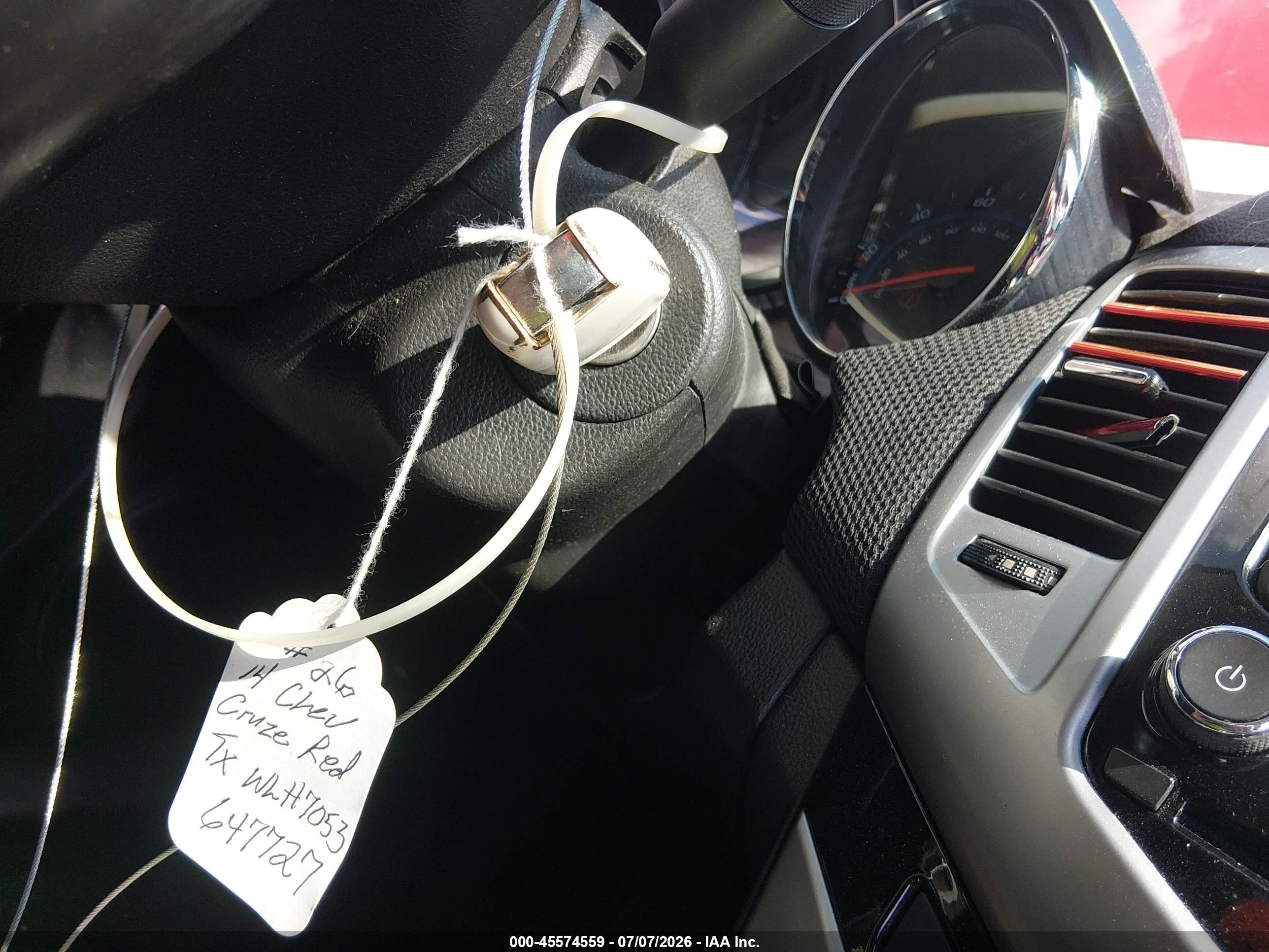 2014 Chevrolet Cruze 1lt Auto Красный vin: 1G1PC5SB9E7137351