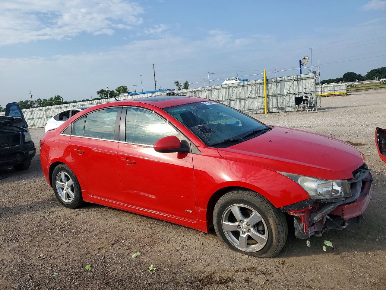 2014 Chevrolet Cruze Lt Red vin: 1G1PC5SB9E7144025