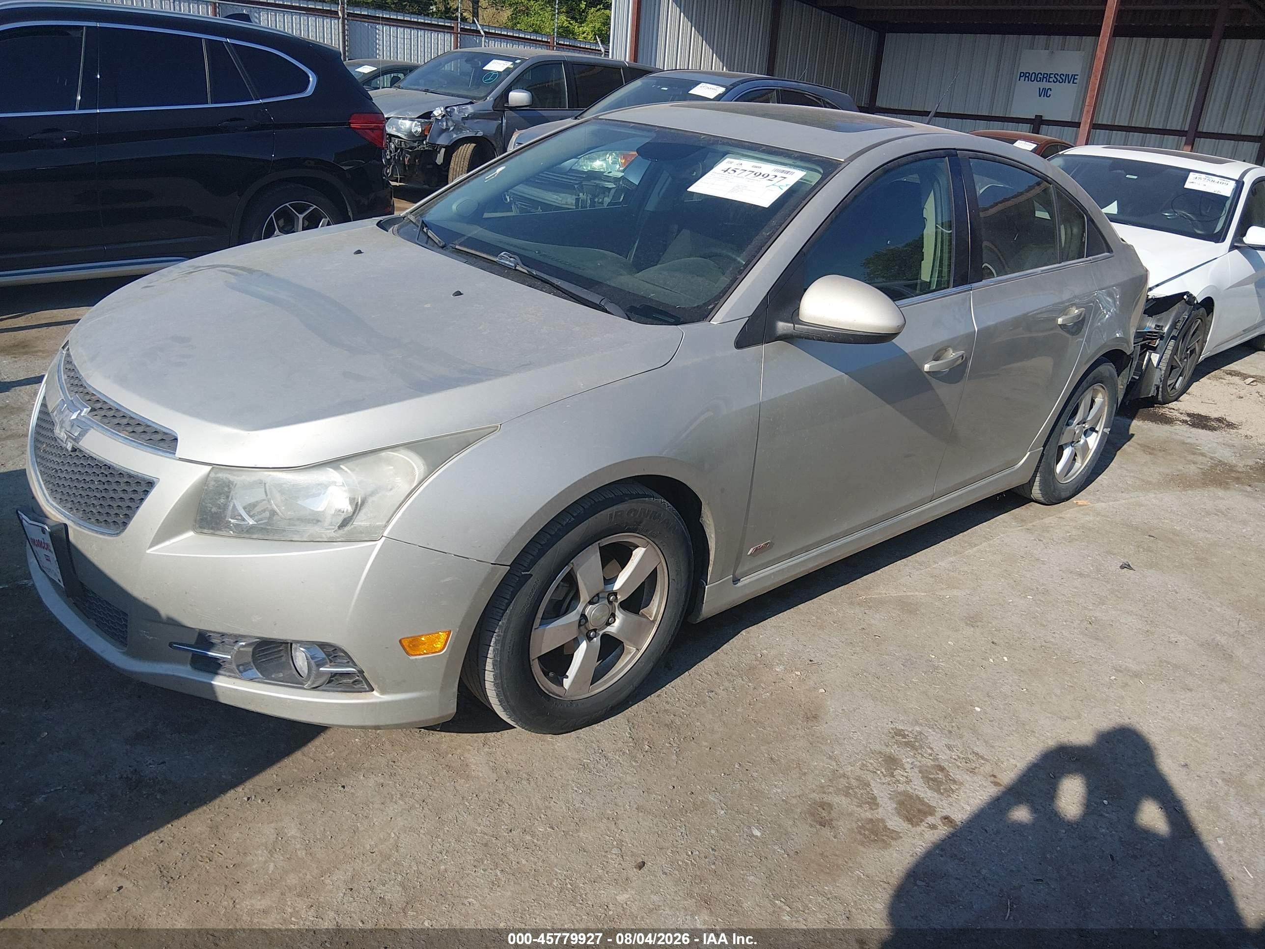 2014 Chevrolet Cruze 1lt Auto Silver vin: 1G1PC5SB9E7148804