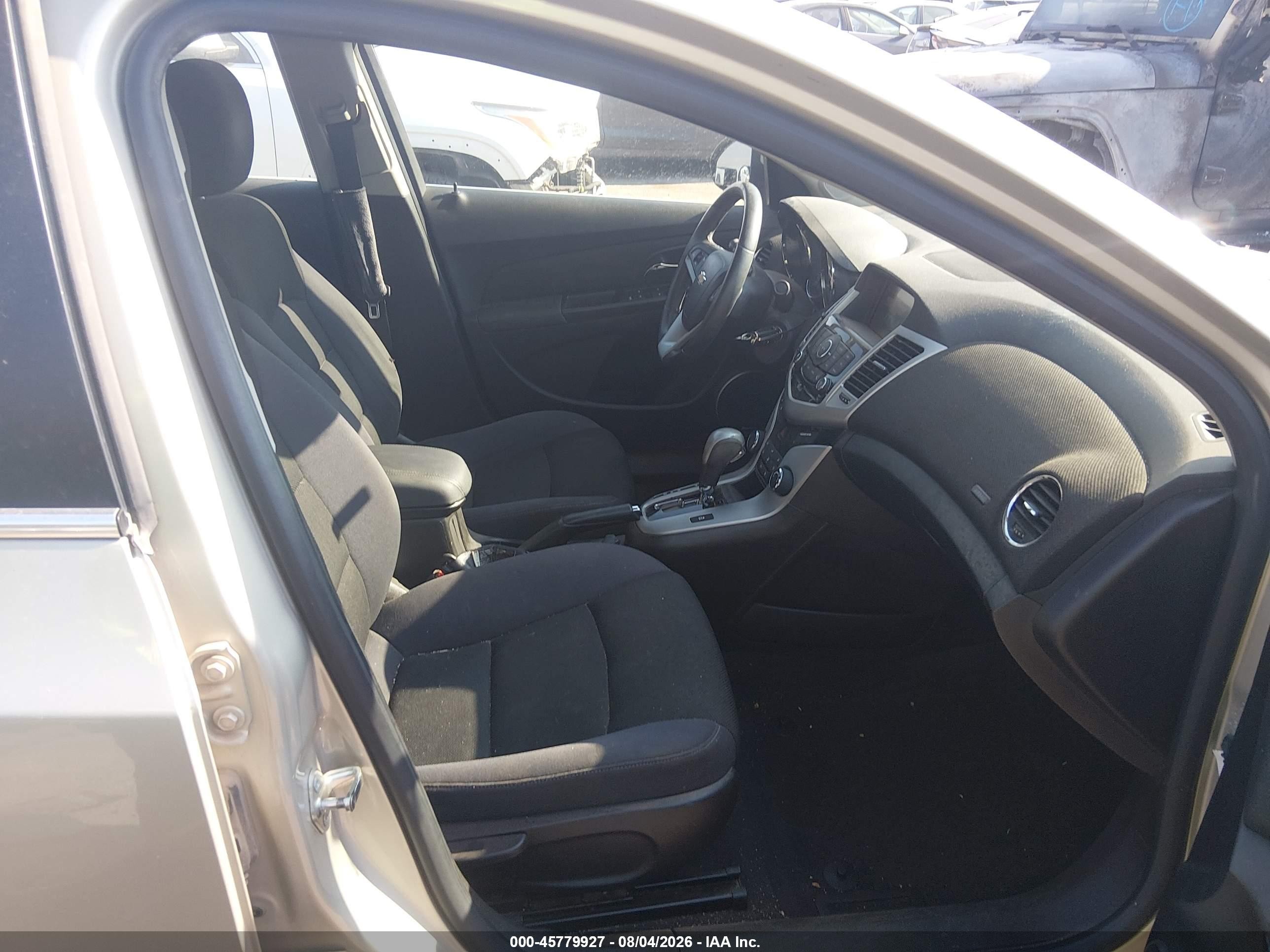 2014 Chevrolet Cruze 1lt Auto Silver vin: 1G1PC5SB9E7148804