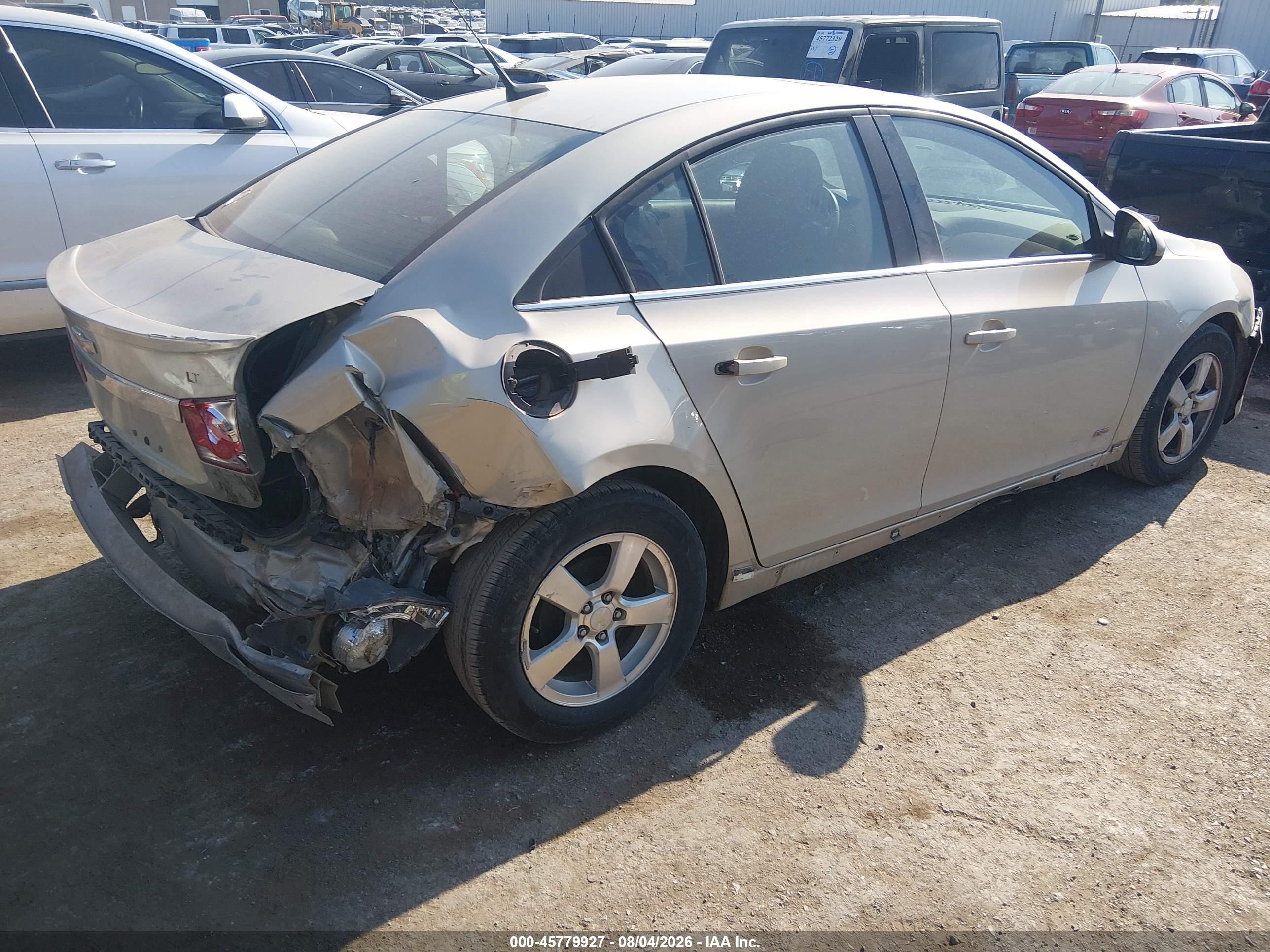 2014 Chevrolet Cruze 1lt Auto Silver vin: 1G1PC5SB9E7148804
