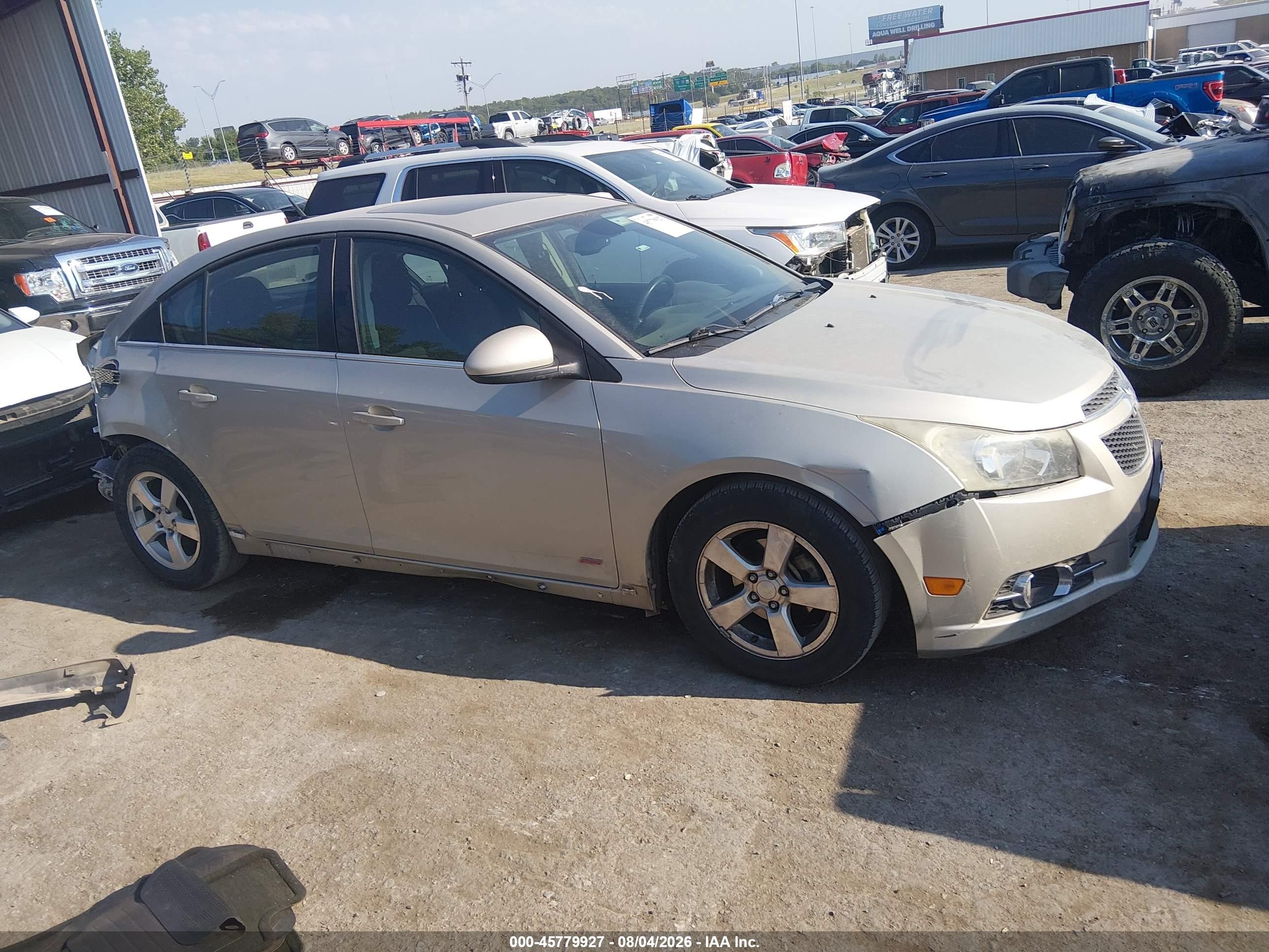 2014 Chevrolet Cruze 1lt Auto Silver vin: 1G1PC5SB9E7148804