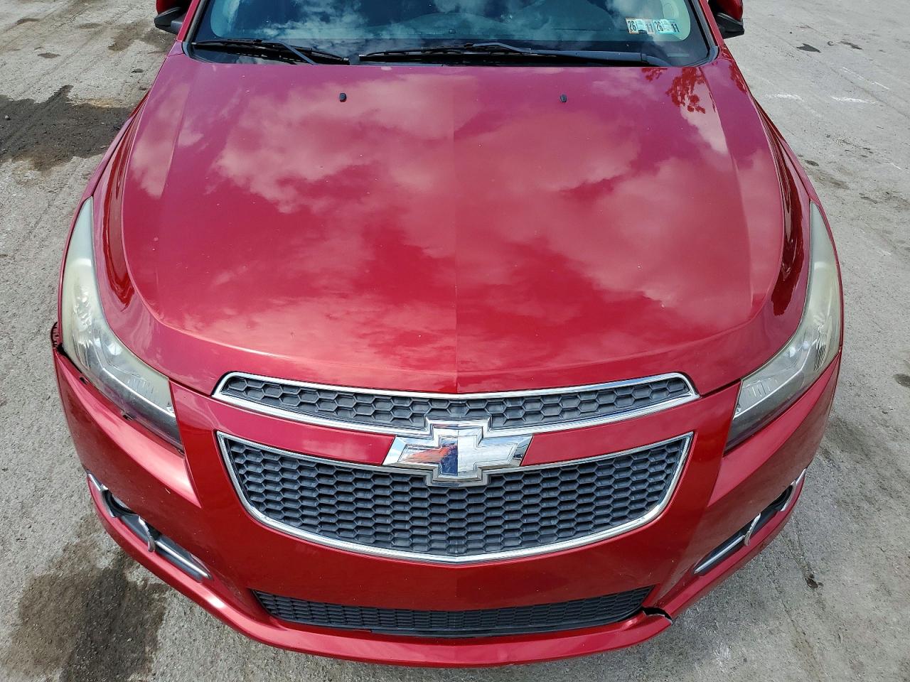 2014 Chevrolet Cruze Lt Red vin: 1G1PC5SB9E7150519