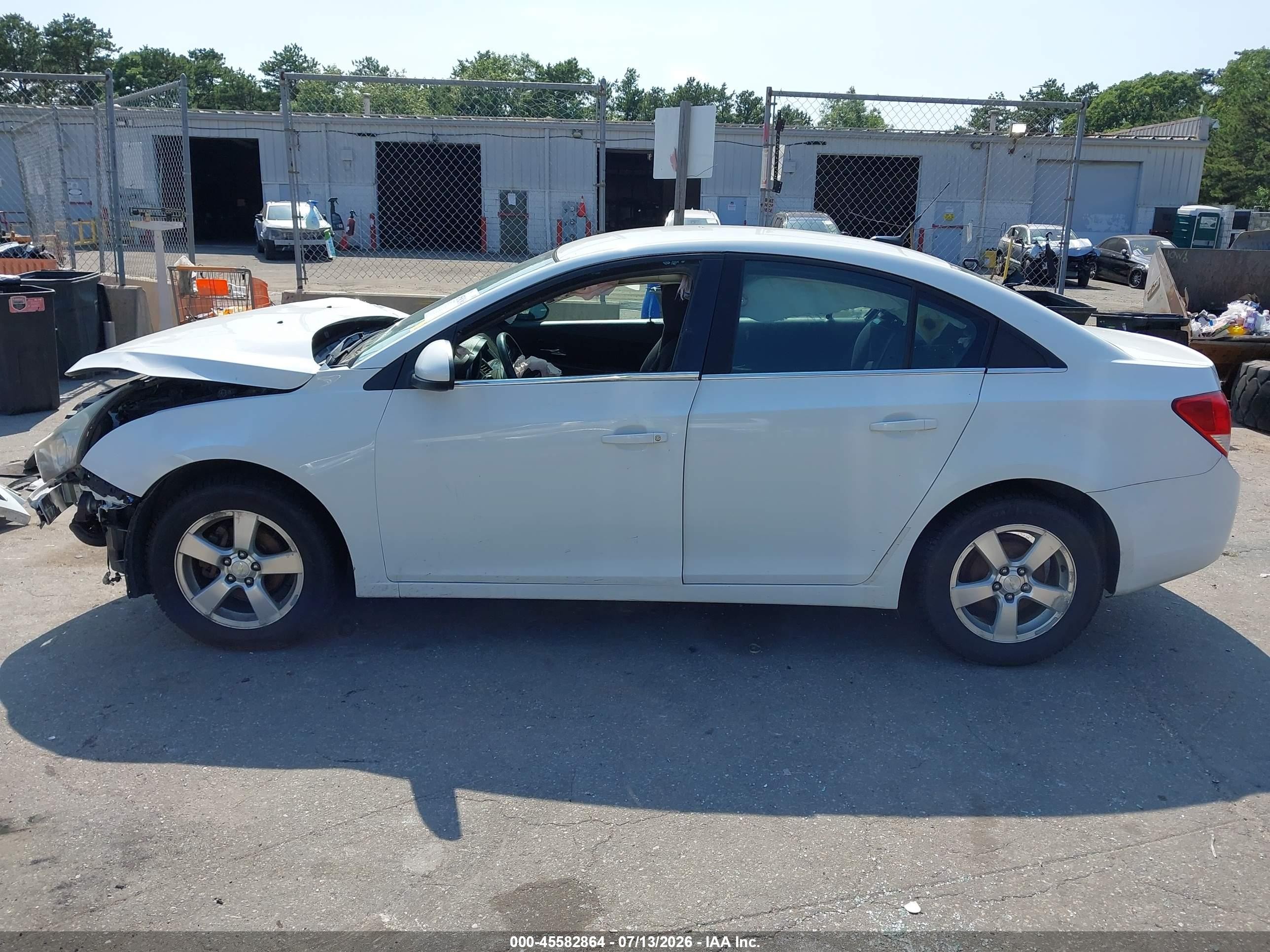 2014 Chevrolet Cruze 1lt Auto White vin: 1G1PC5SB9E7195136
