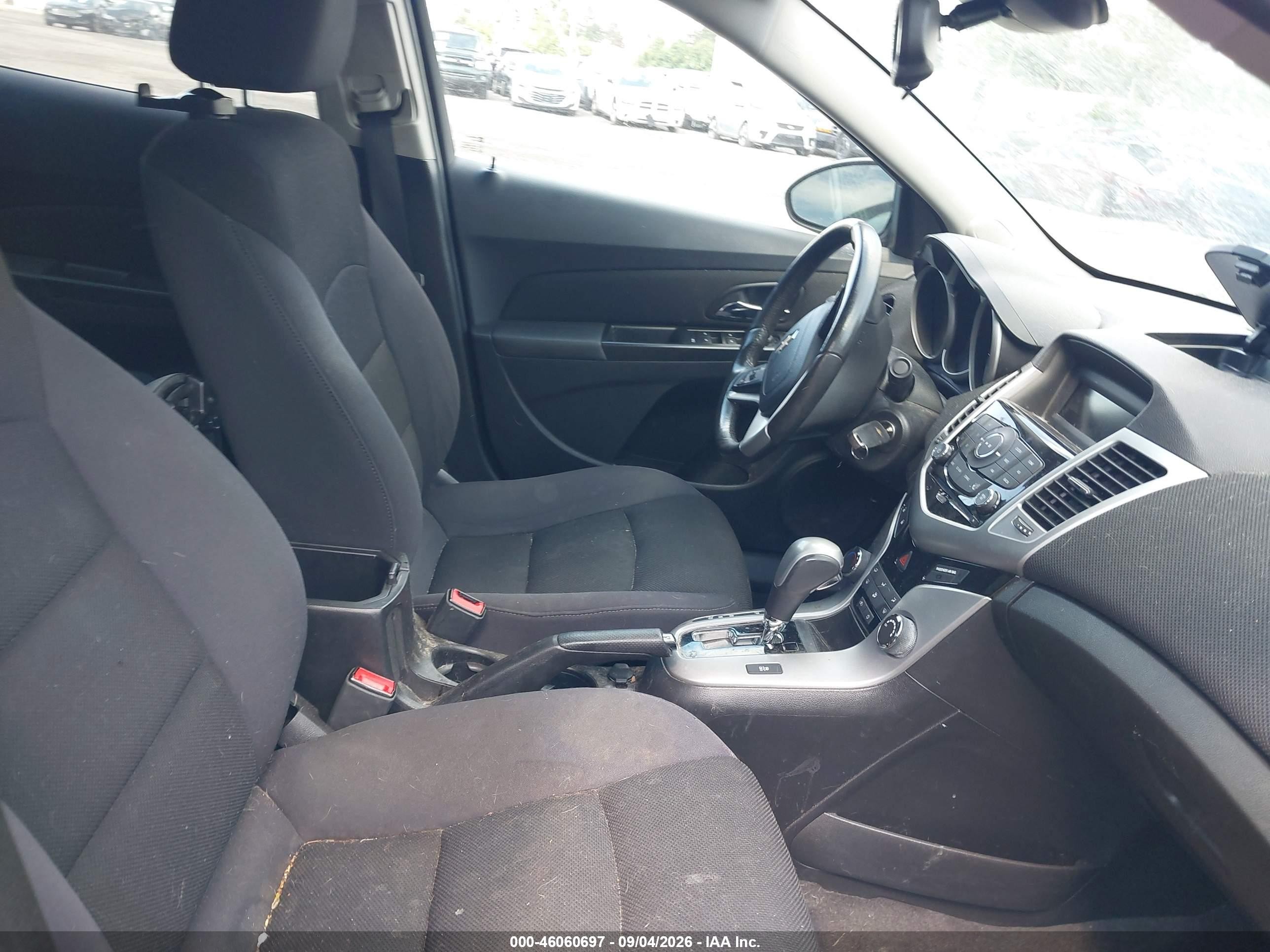 2014 Chevrolet Cruze 1lt Auto Black vin: 1G1PC5SB9E7200075