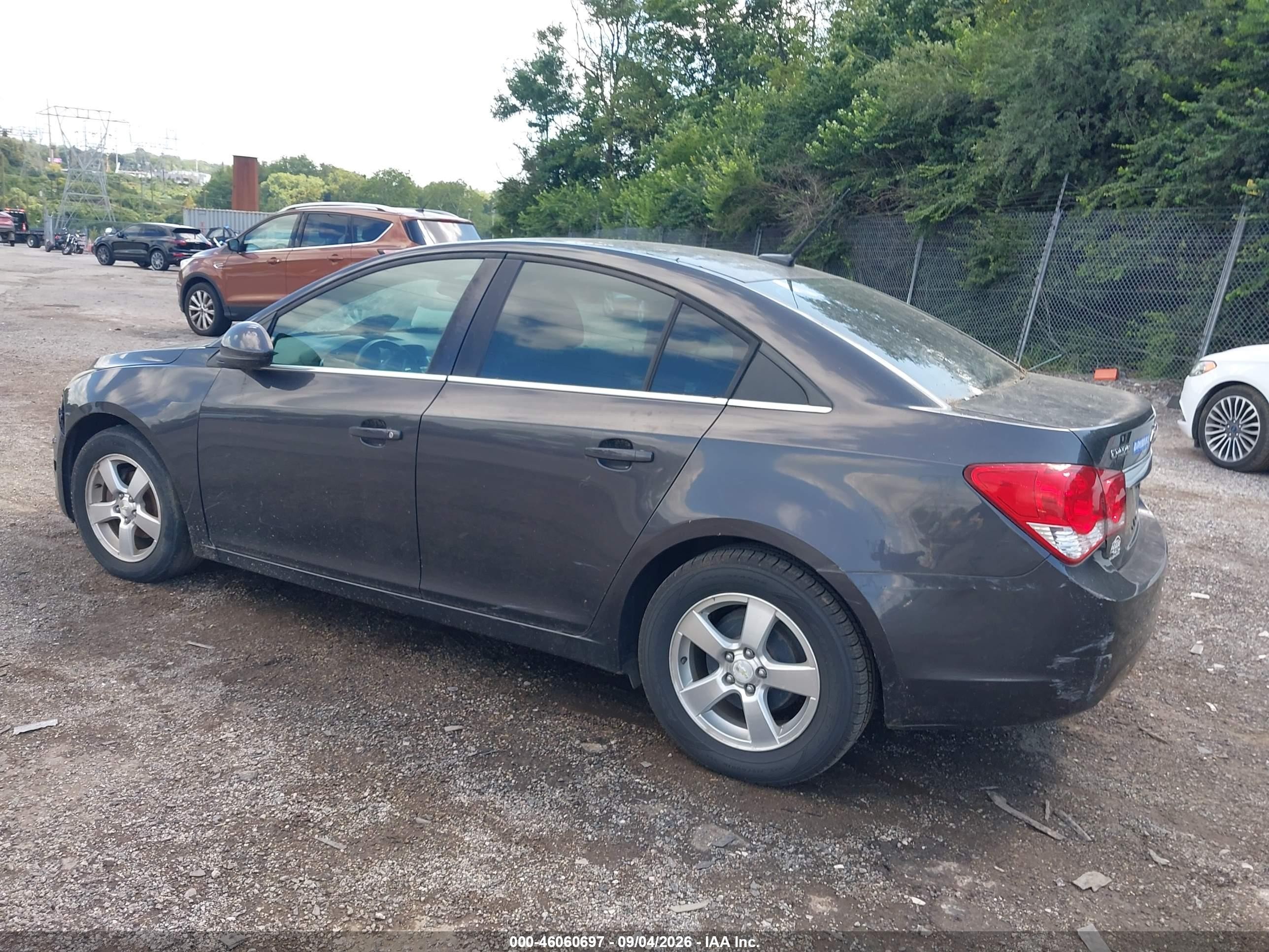 2014 Chevrolet Cruze 1lt Auto Black vin: 1G1PC5SB9E7200075