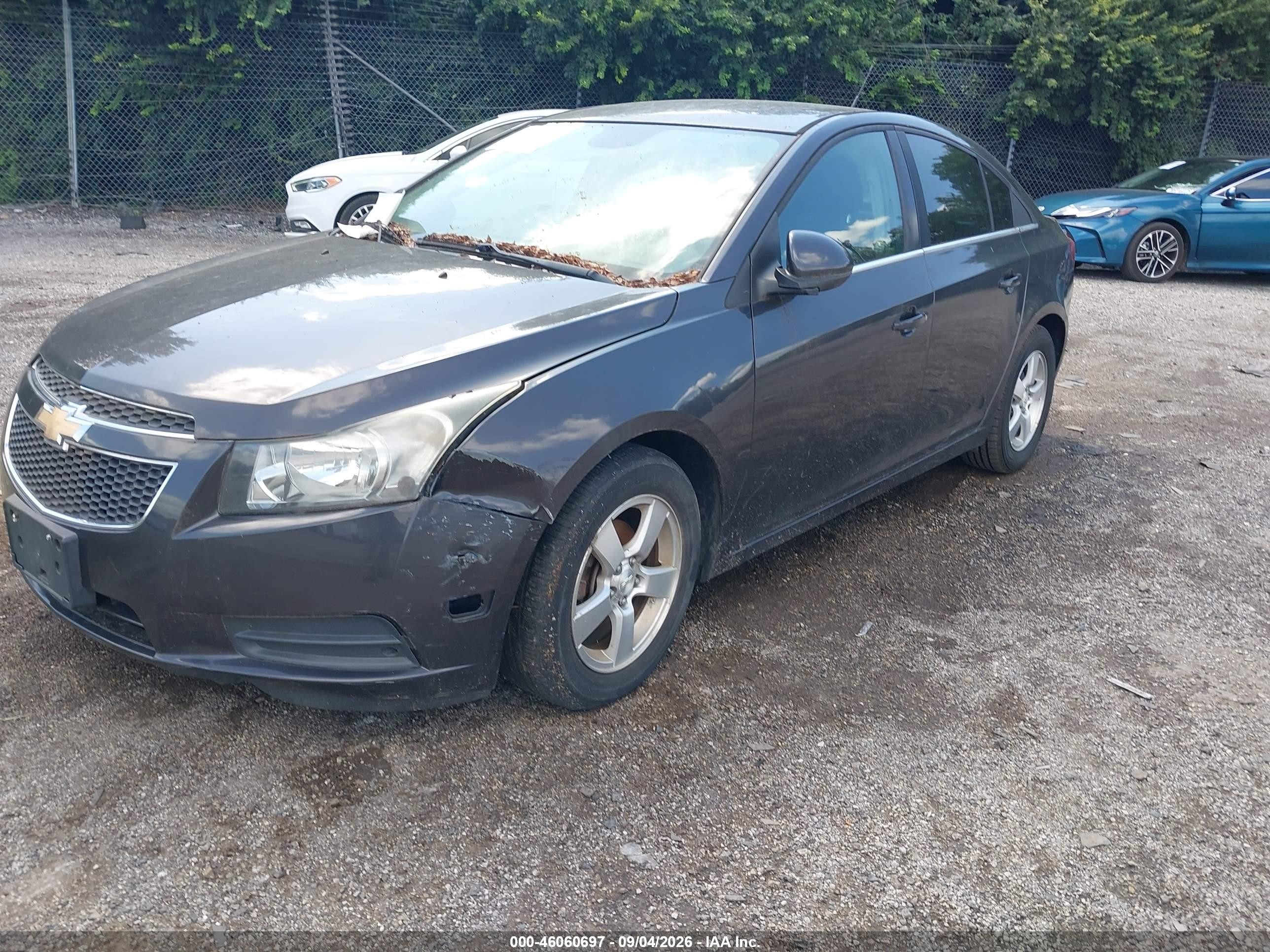 2014 Chevrolet Cruze 1lt Auto Black vin: 1G1PC5SB9E7200075