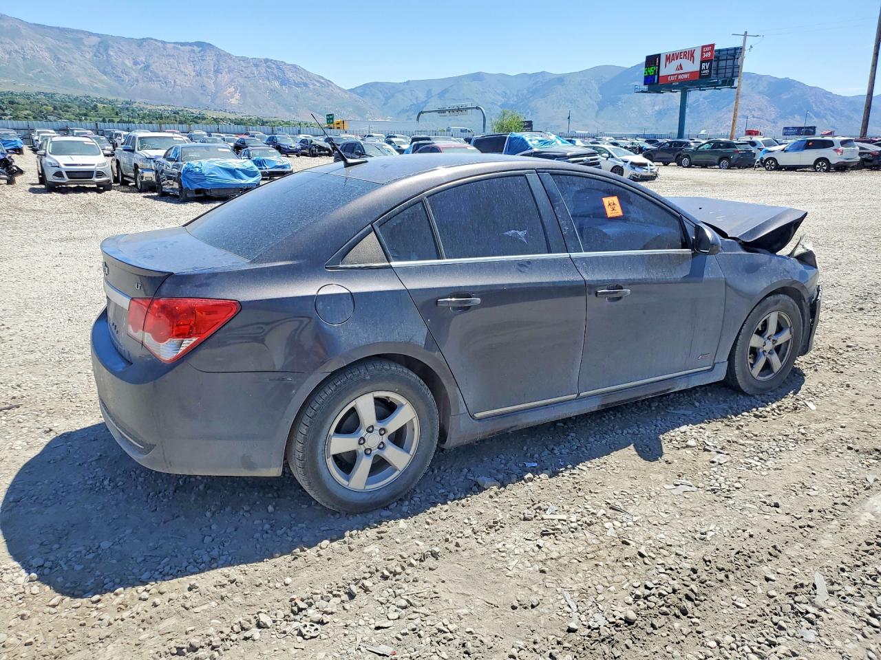 2014 Chevrolet Cruze Lt Gray vin: 1G1PC5SB9E7205793