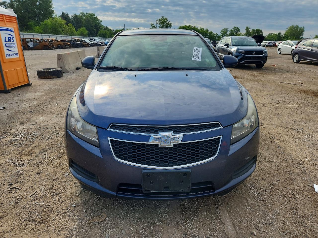 2014 Chevrolet Cruze Lt Blue vin: 1G1PC5SB9E7208659