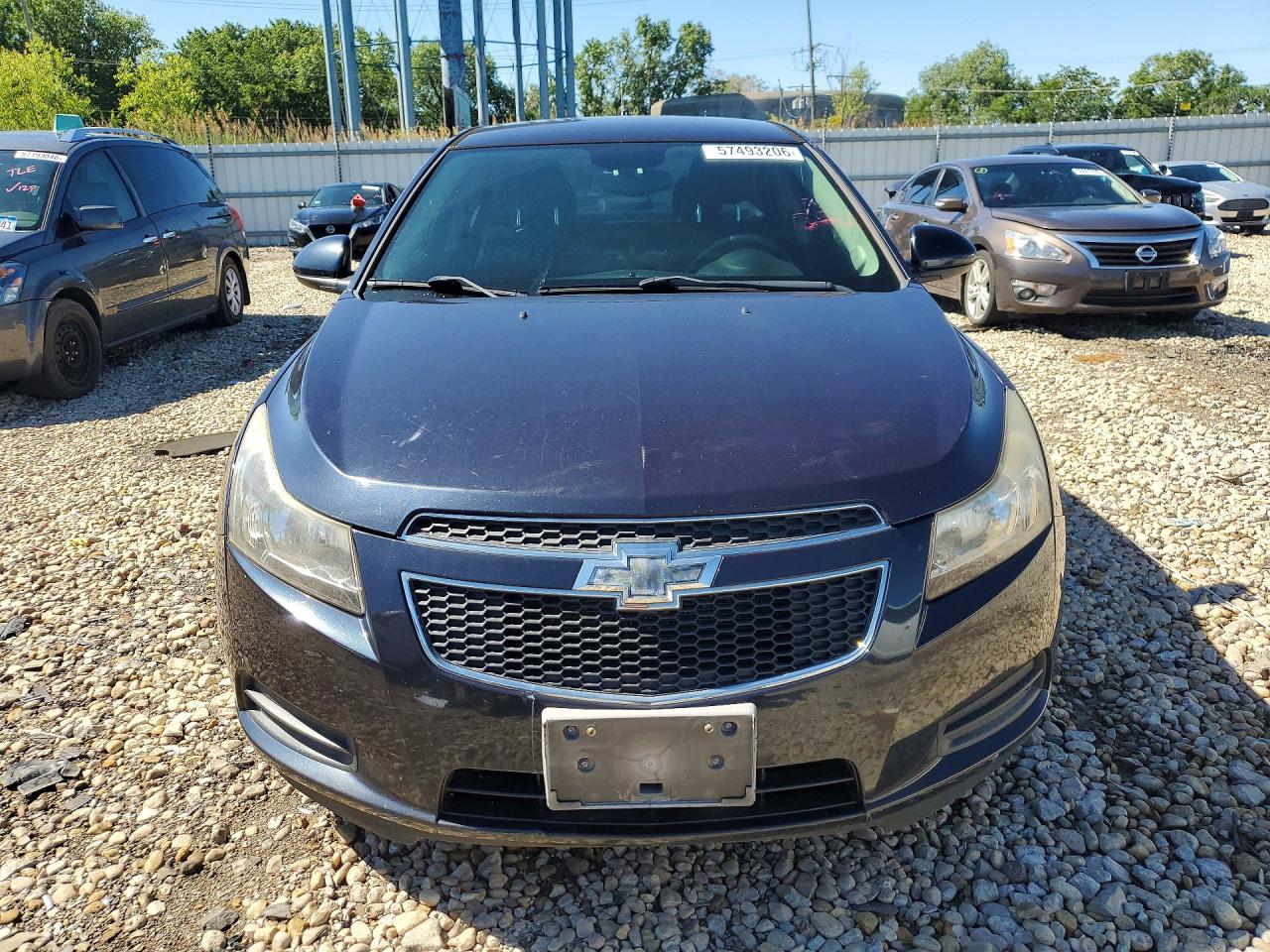 2014 Chevrolet Cruze Lt Blue vin: 1G1PC5SB9E7231634