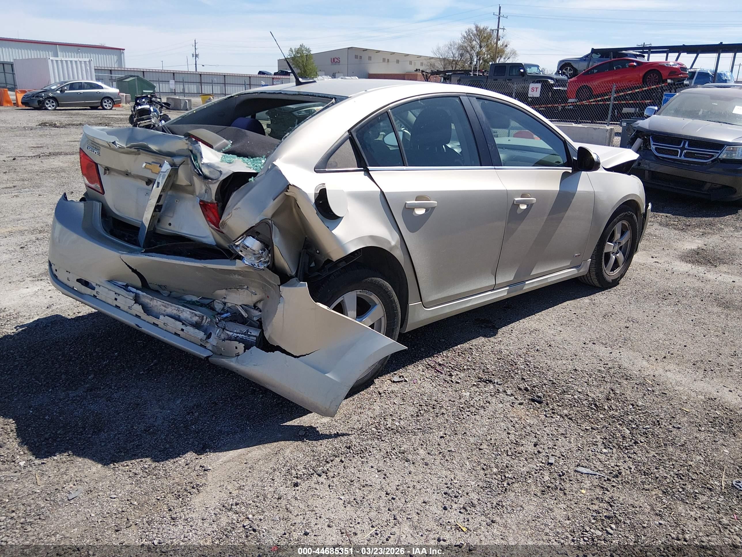 2014 Chevrolet Cruze 1lt Auto Tan vin: 1G1PC5SB9E7235652