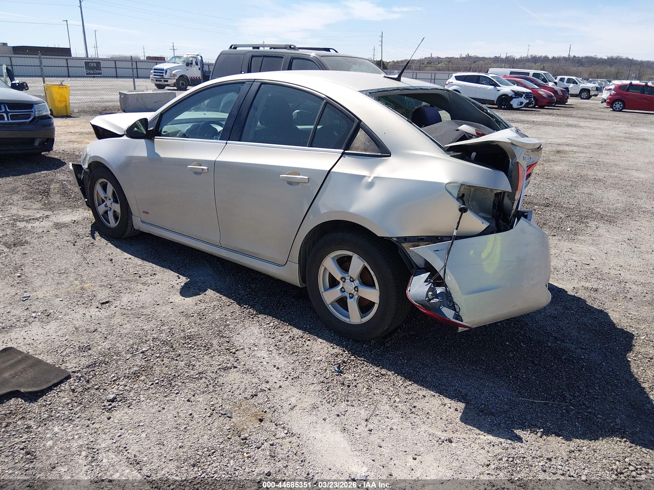 2014 Chevrolet Cruze 1lt Auto Tan vin: 1G1PC5SB9E7235652