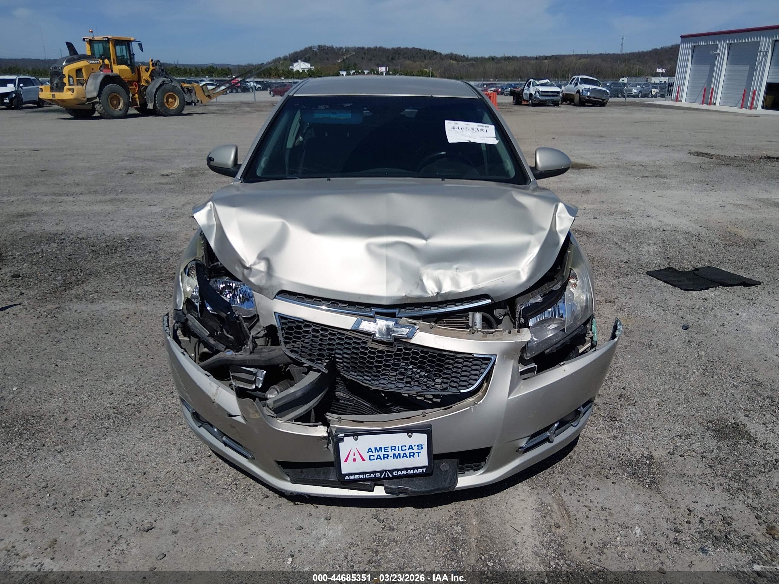 2014 Chevrolet Cruze 1lt Auto Tan vin: 1G1PC5SB9E7235652