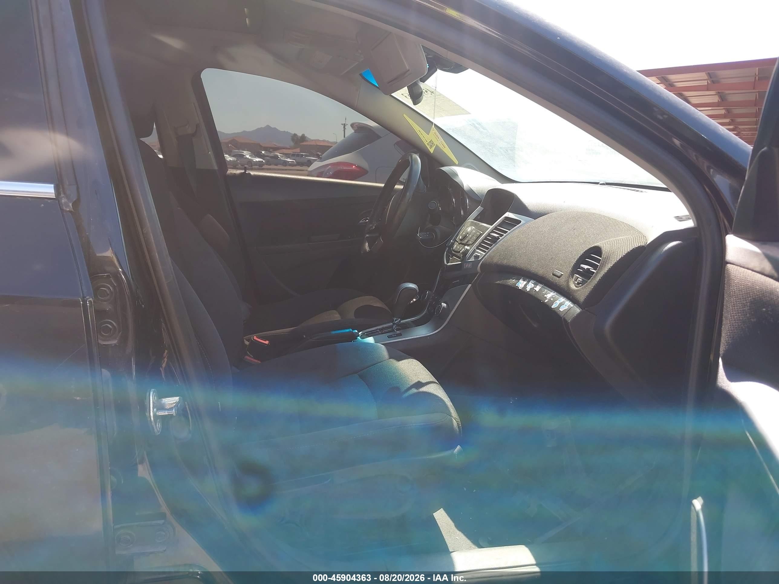 2014 Chevrolet Cruze 1lt Auto Black vin: 1G1PC5SB9E7235795