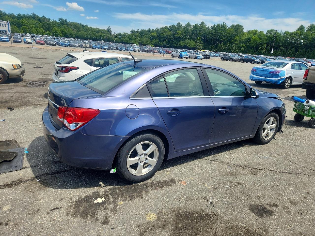 2014 Chevrolet Cruze Lt Blue vin: 1G1PC5SB9E7254217