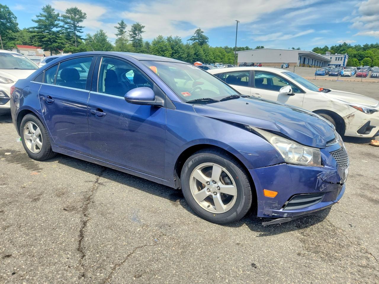 2014 Chevrolet Cruze Lt Blue vin: 1G1PC5SB9E7254217