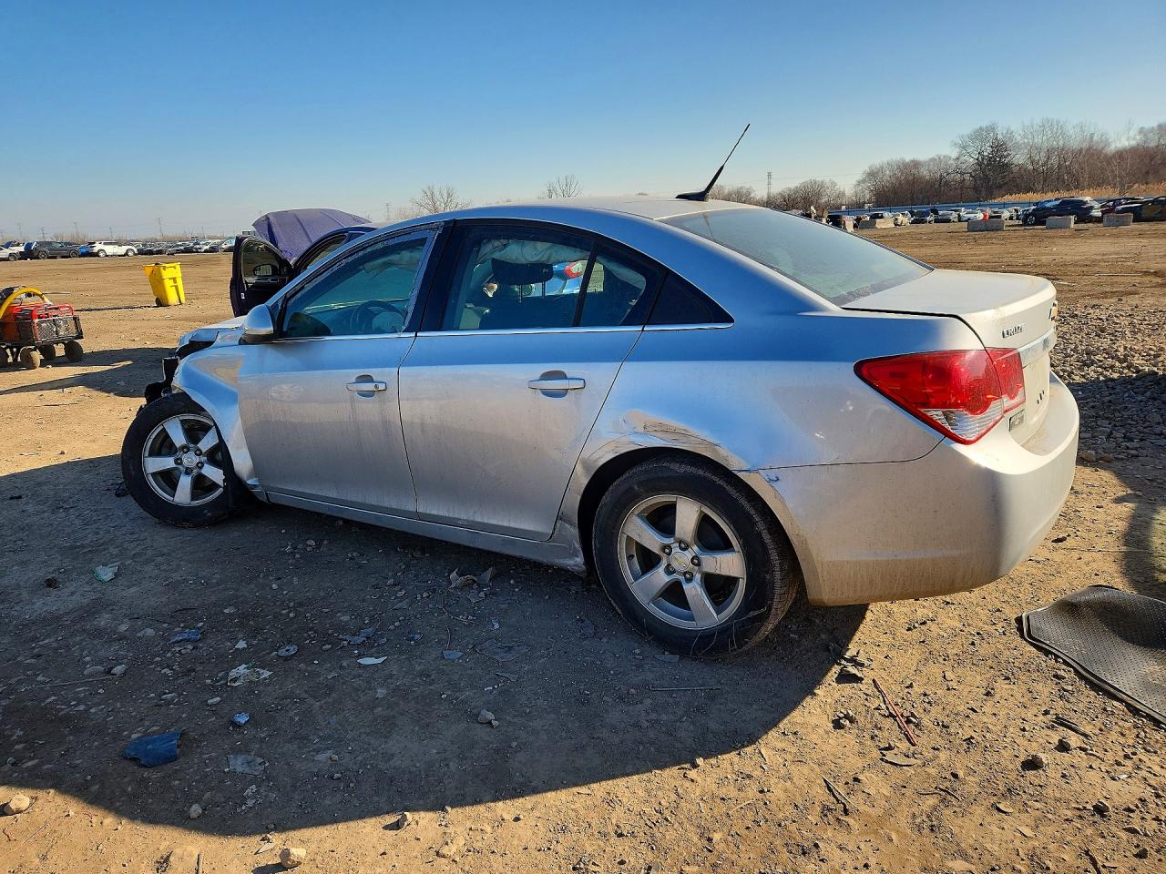 2014 Chevrolet Cruze Lt Silver vin: 1G1PC5SB9E7384465