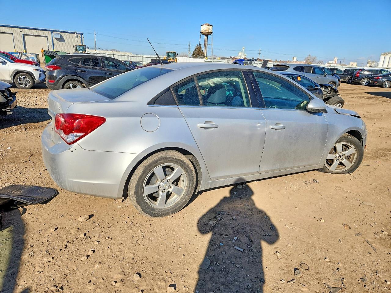 2014 Chevrolet Cruze Lt Silver vin: 1G1PC5SB9E7384465