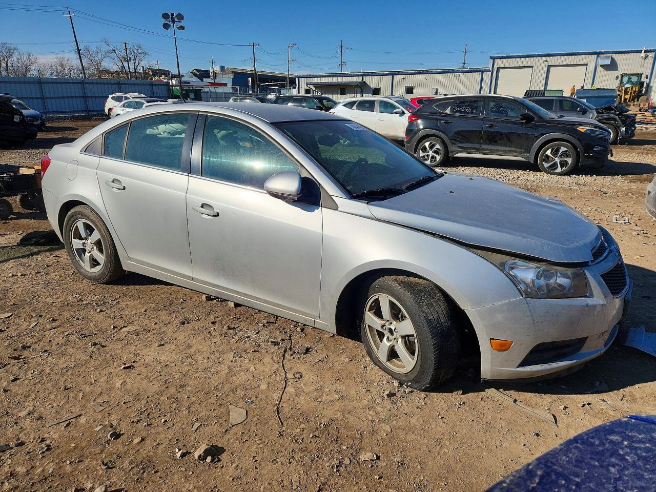2014 Chevrolet Cruze Lt Silver vin: 1G1PC5SB9E7384465