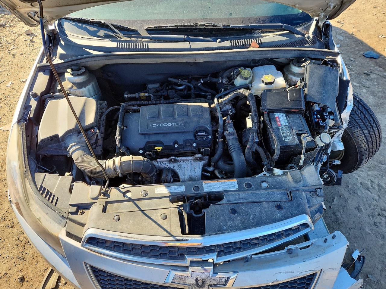 2014 Chevrolet Cruze Lt Silver vin: 1G1PC5SB9E7384465
