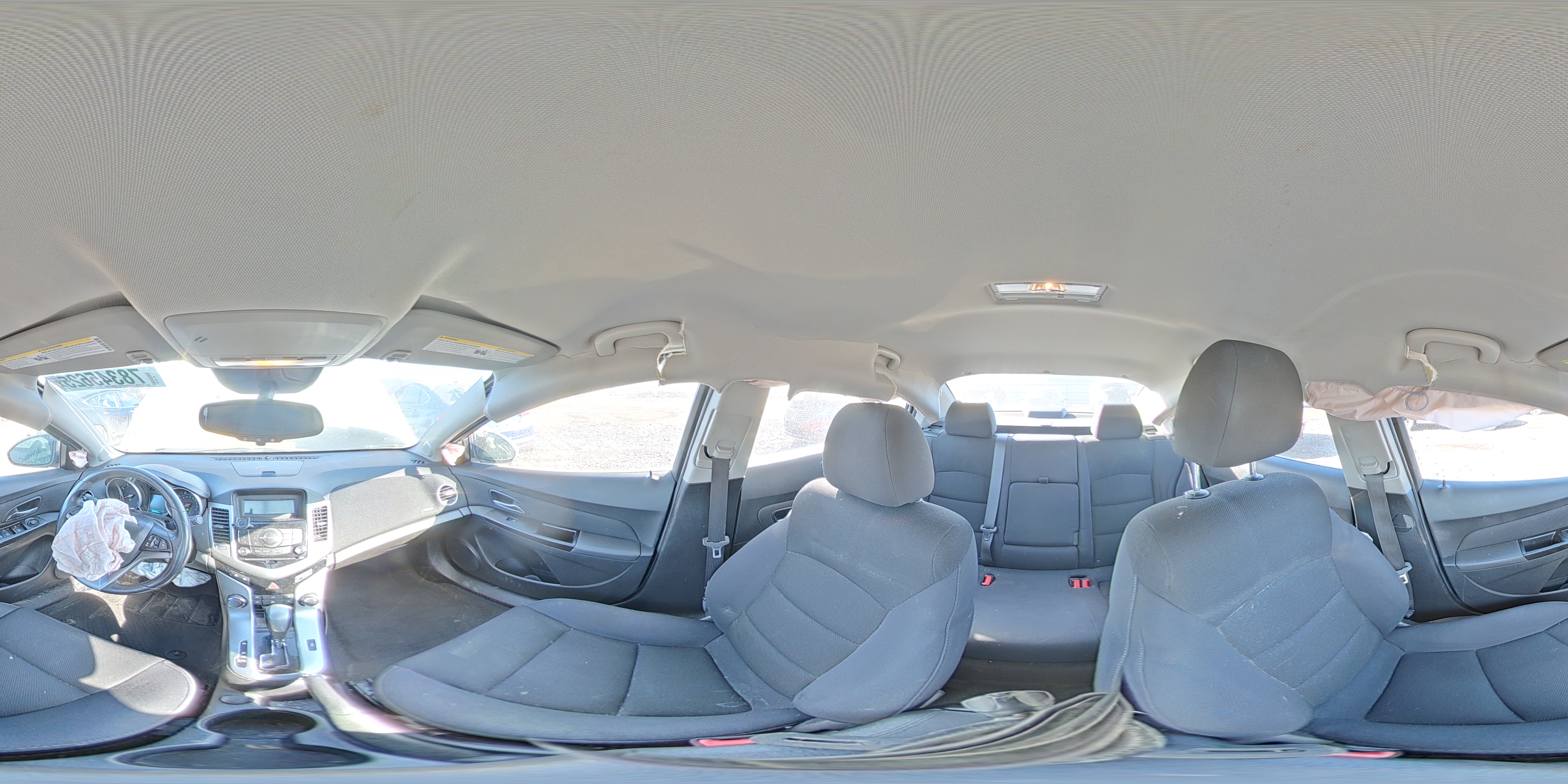 2014 Chevrolet Cruze Lt Silver vin: 1G1PC5SB9E7384465