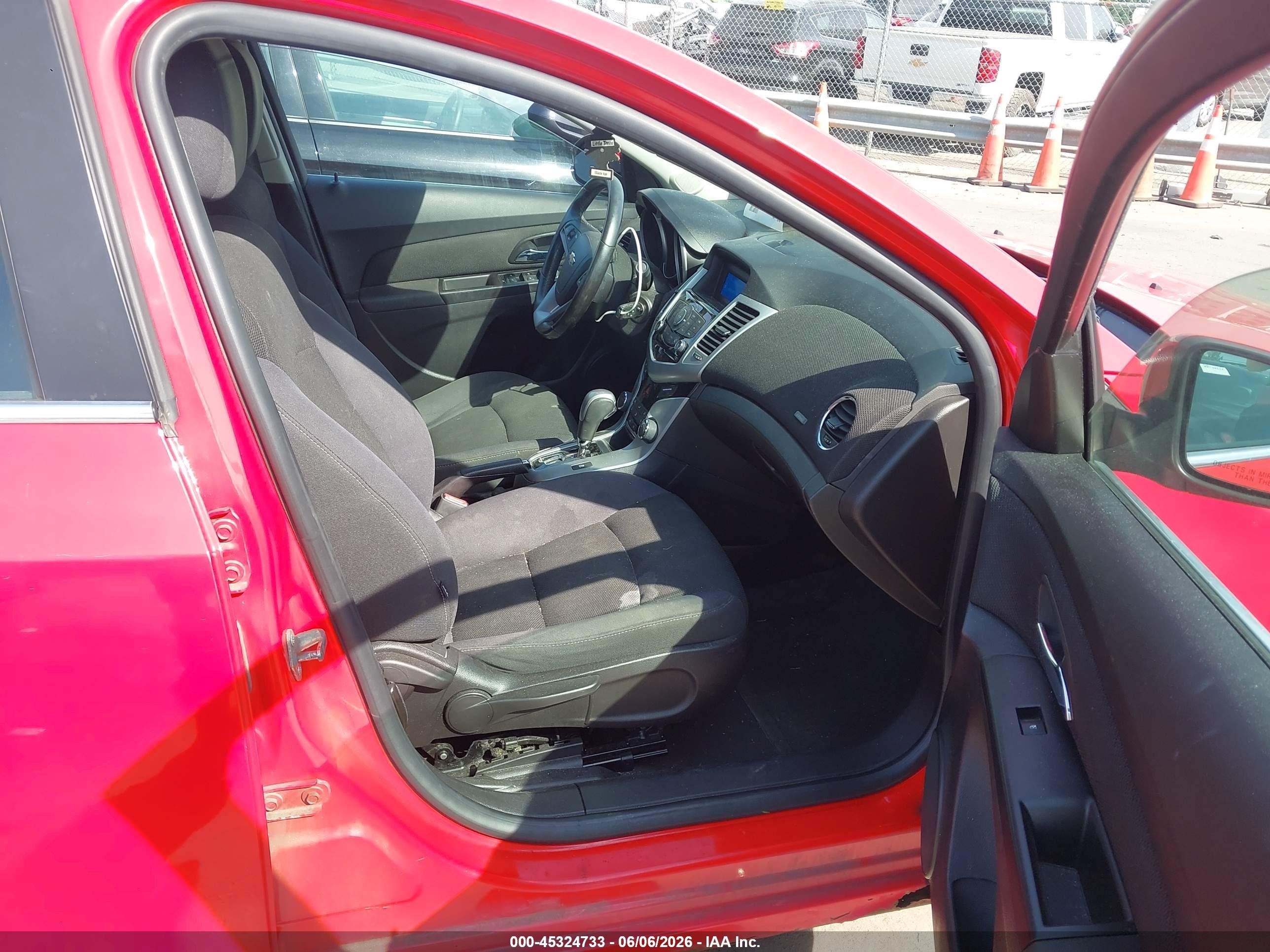 2014 Chevrolet Cruze 1lt Auto Red vin: 1G1PC5SB9E7389083