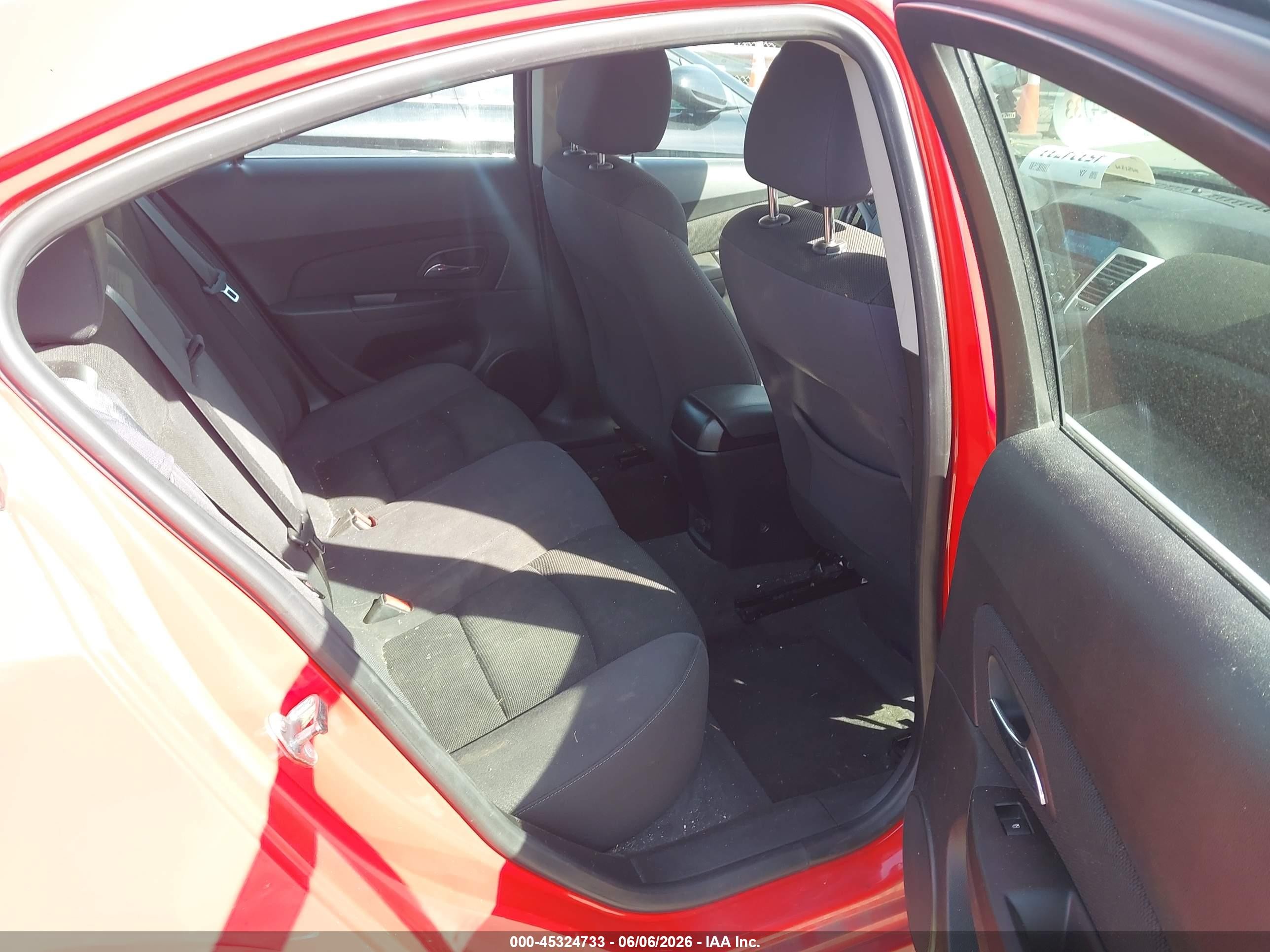 2014 Chevrolet Cruze 1lt Auto Red vin: 1G1PC5SB9E7389083
