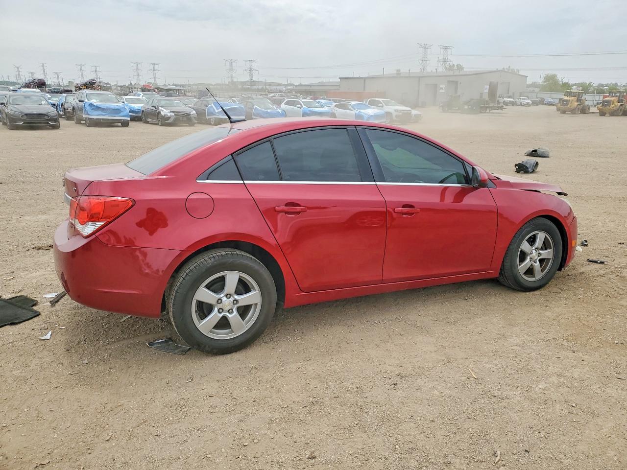 2014 Chevrolet Cruze Lt Red vin: 1G1PC5SB9E7408554