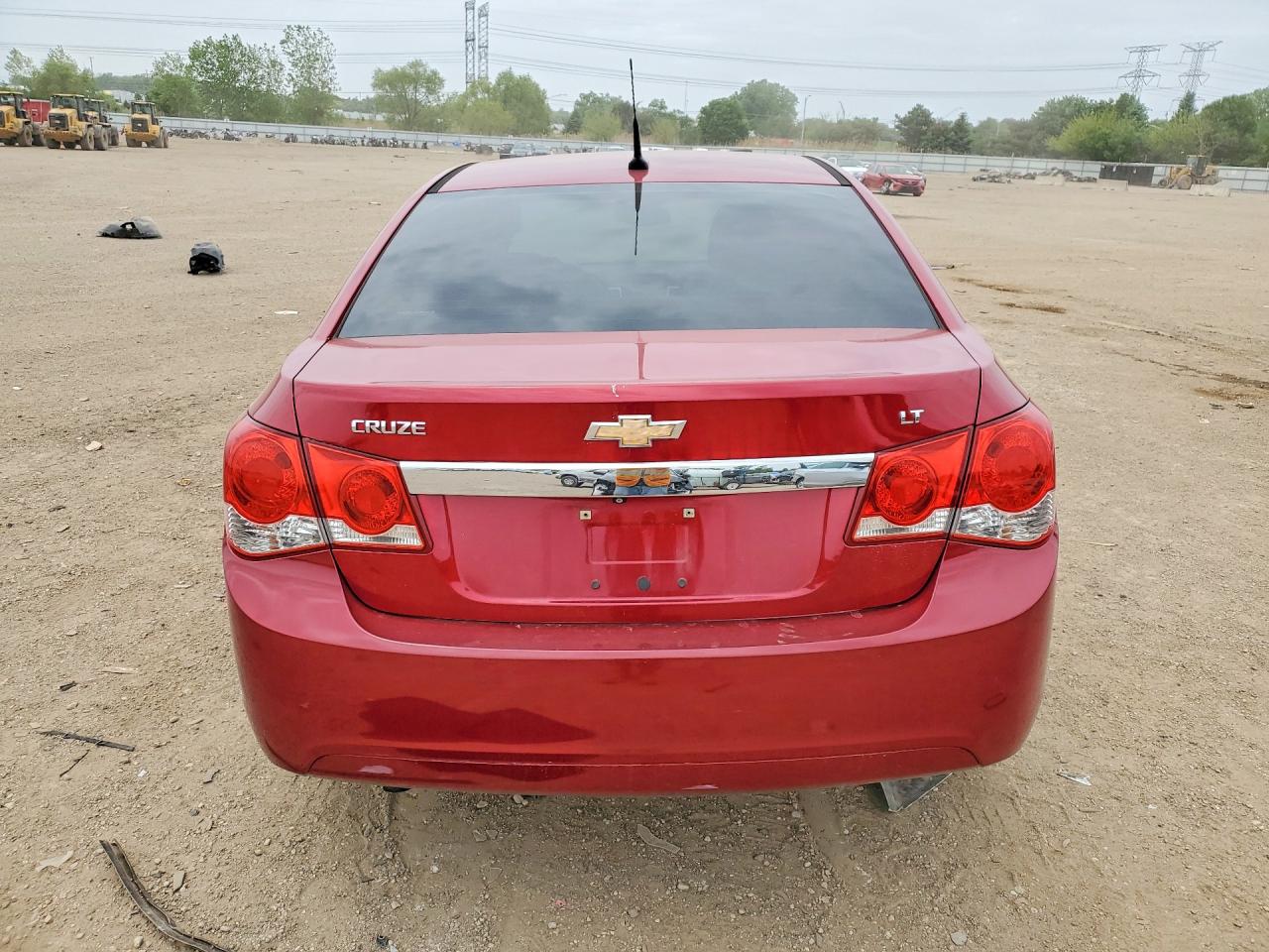 2014 Chevrolet Cruze Lt Red vin: 1G1PC5SB9E7408554
