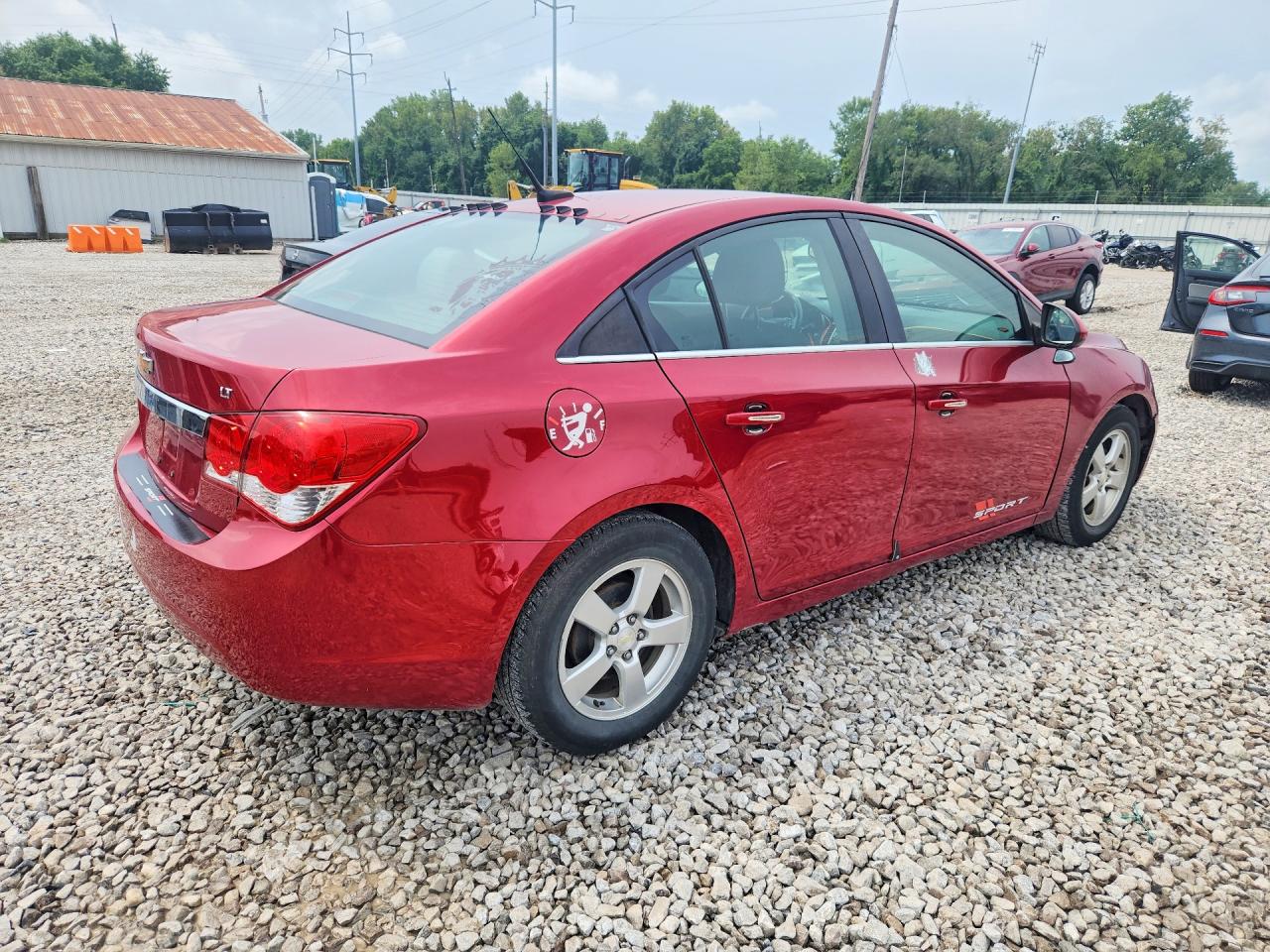 2014 Chevrolet Cruze Lt Red vin: 1G1PC5SB9E7414273