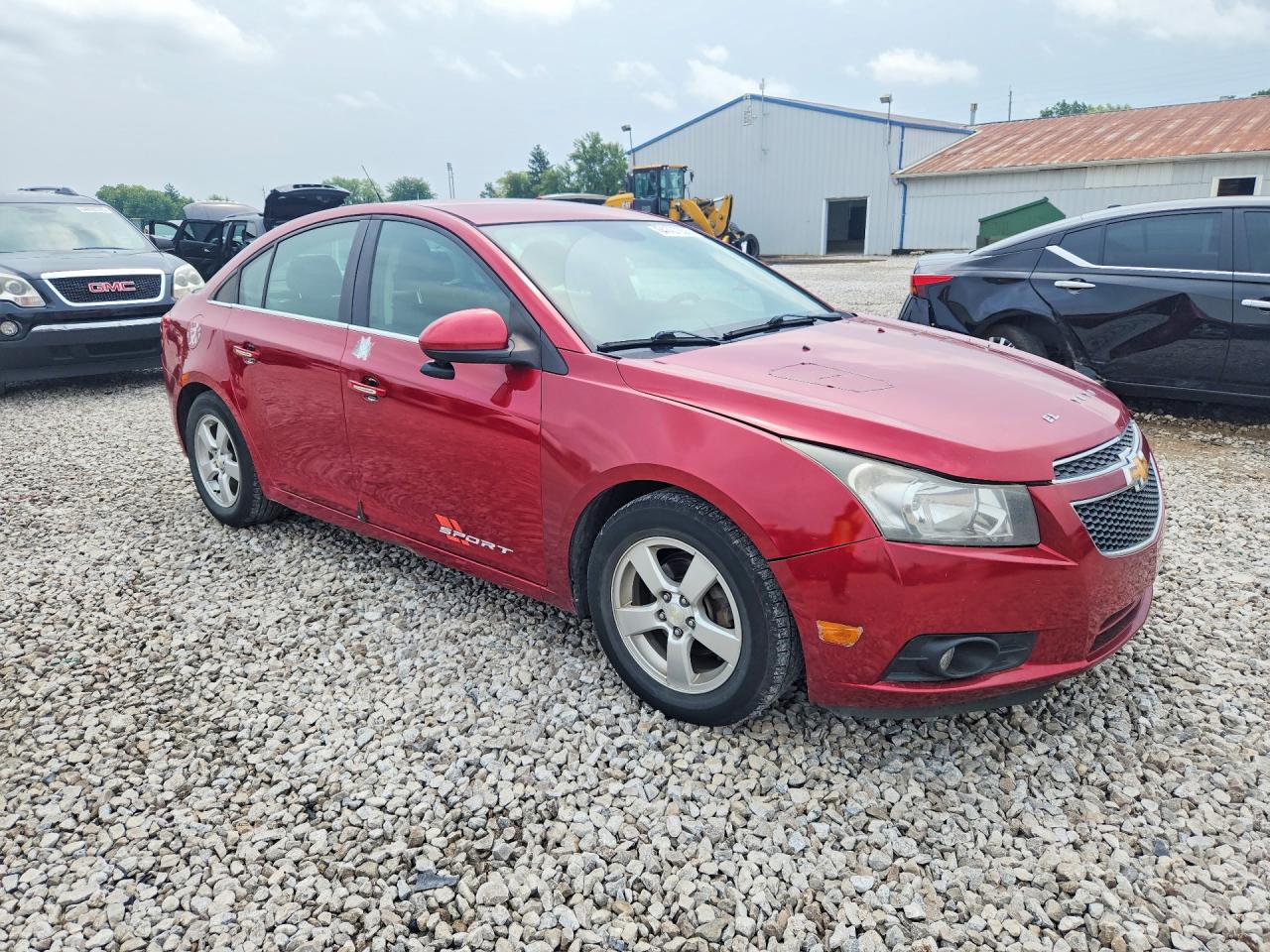 2014 Chevrolet Cruze Lt Red vin: 1G1PC5SB9E7414273