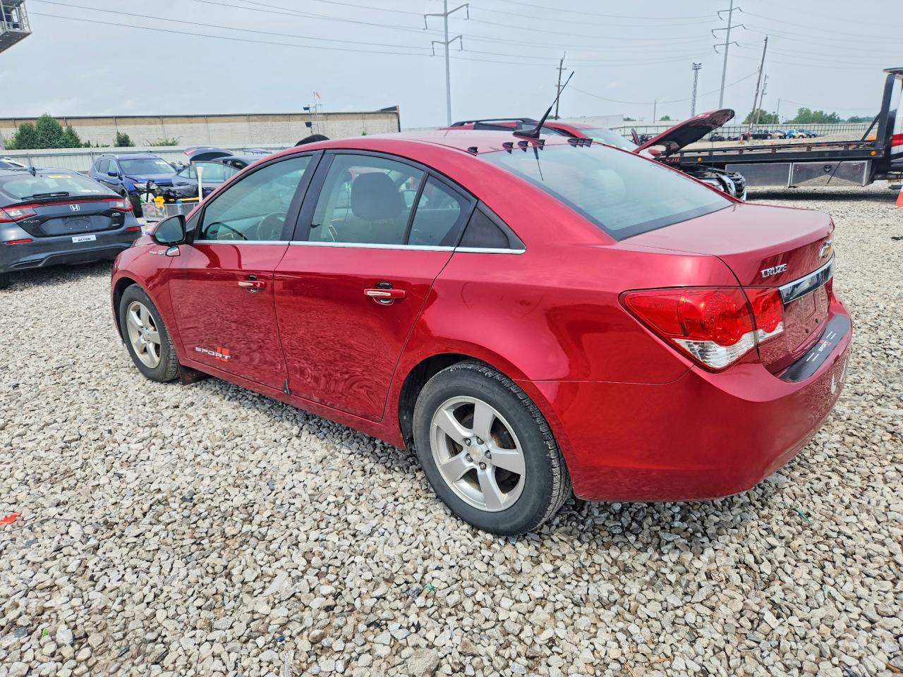 2014 Chevrolet Cruze Lt Red vin: 1G1PC5SB9E7414273