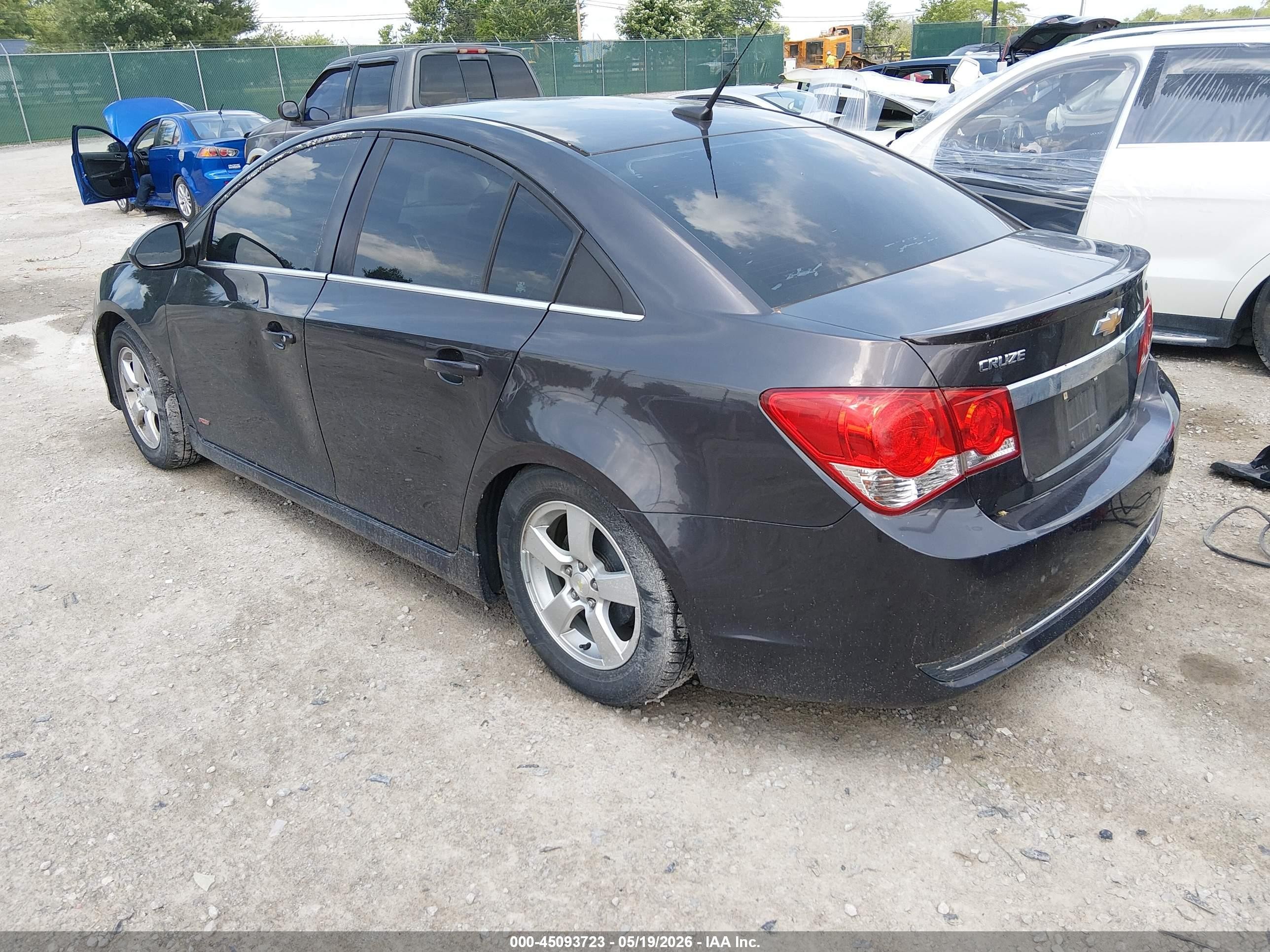 2014 Chevrolet Cruze 1lt Auto Черный vin: 1G1PC5SB9E7417979