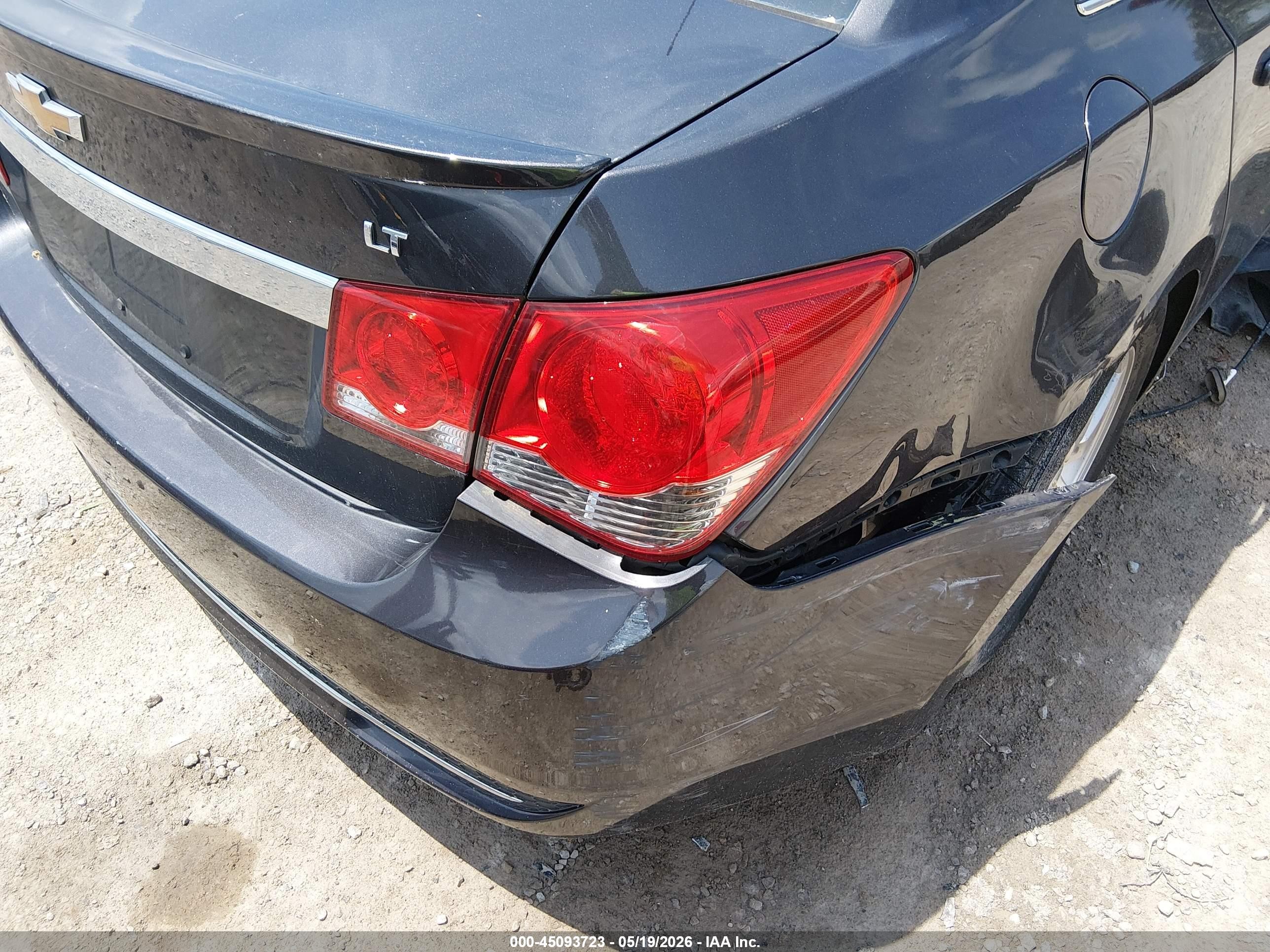 2014 Chevrolet Cruze 1lt Auto Черный vin: 1G1PC5SB9E7417979