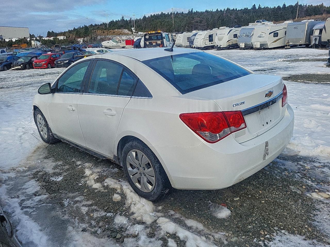 2014 Chevrolet Cruze Lt White vin: 1G1PC5SB9E7420462