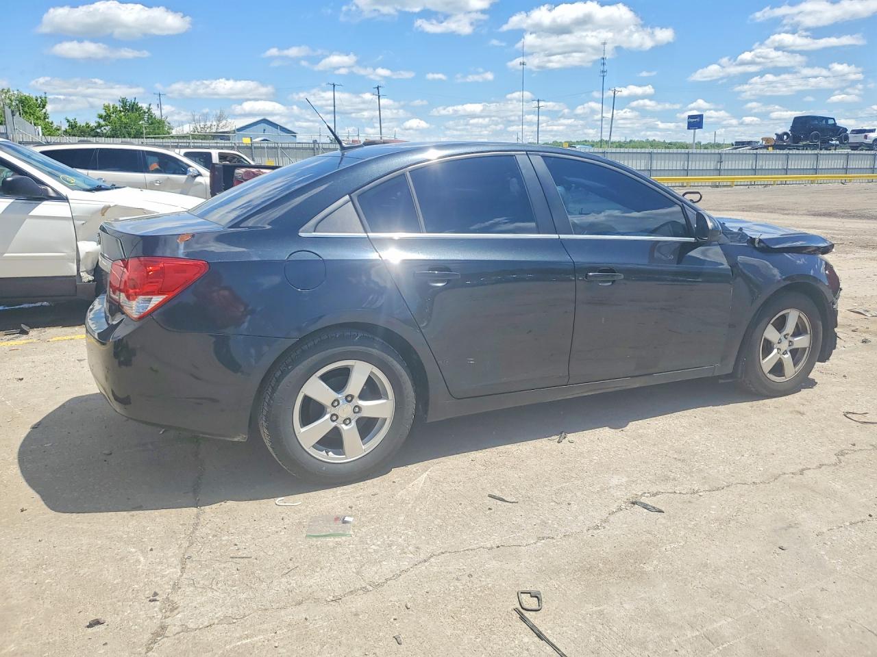 2014 Chevrolet Cruze Lt Black vin: 1G1PC5SB9E7435267
