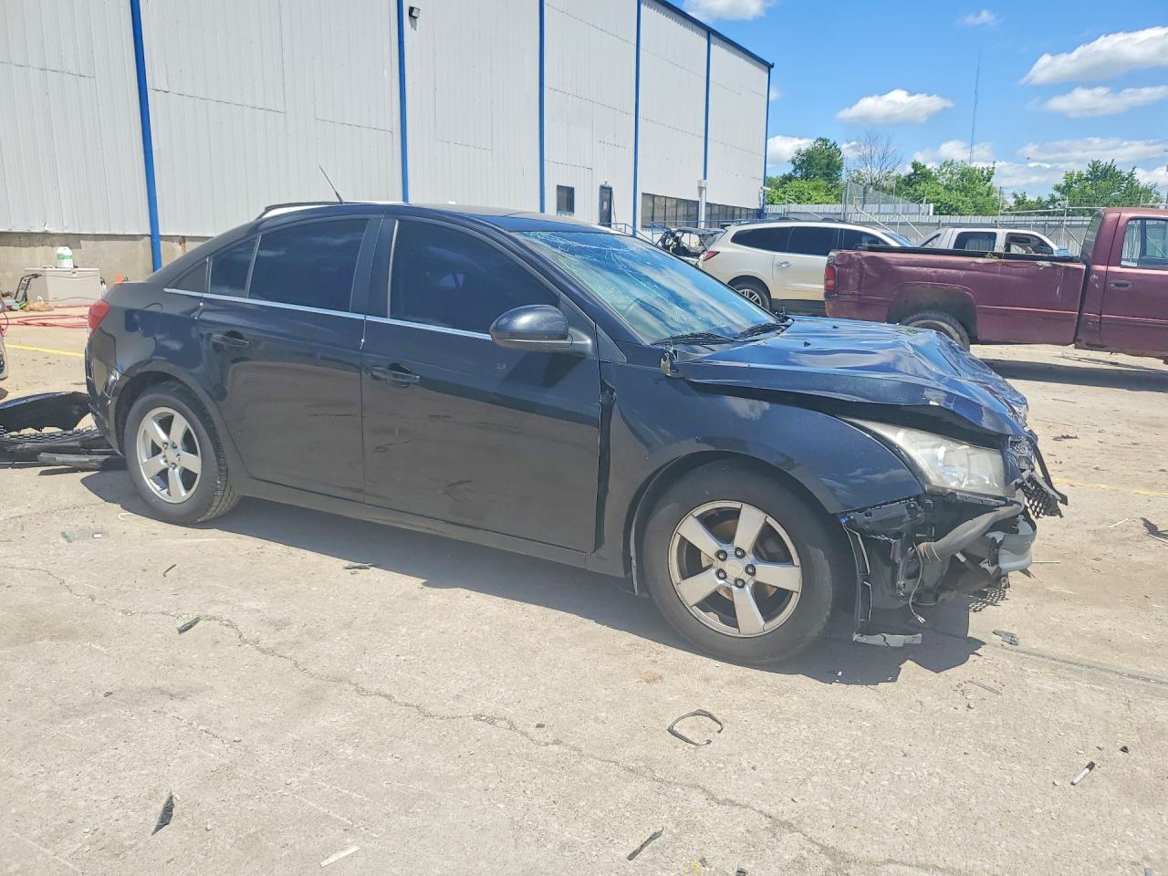 2014 Chevrolet Cruze Lt Black vin: 1G1PC5SB9E7435267