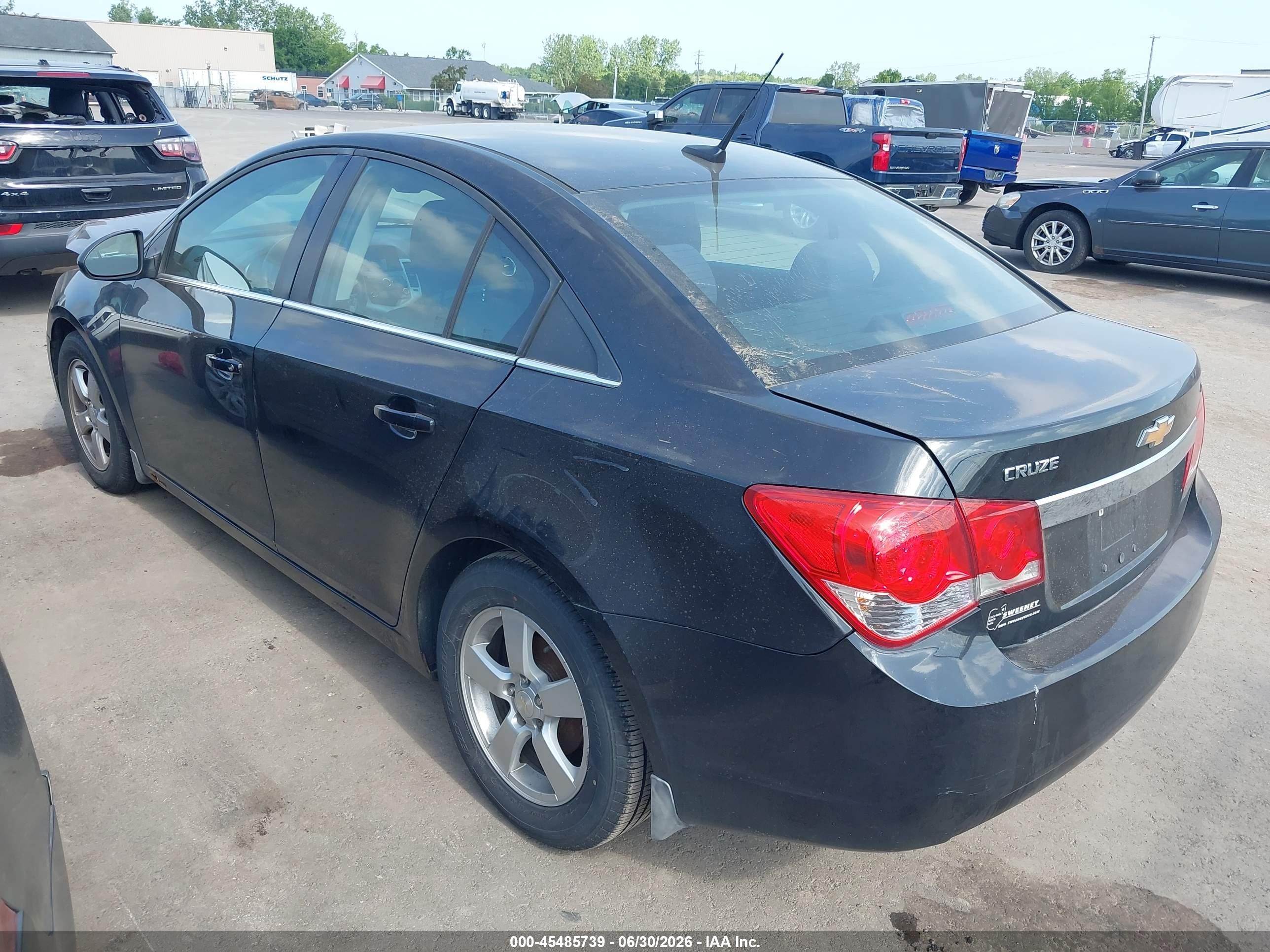 2014 Chevrolet Cruze 1lt Auto Черный vin: 1G1PC5SB9E7435334