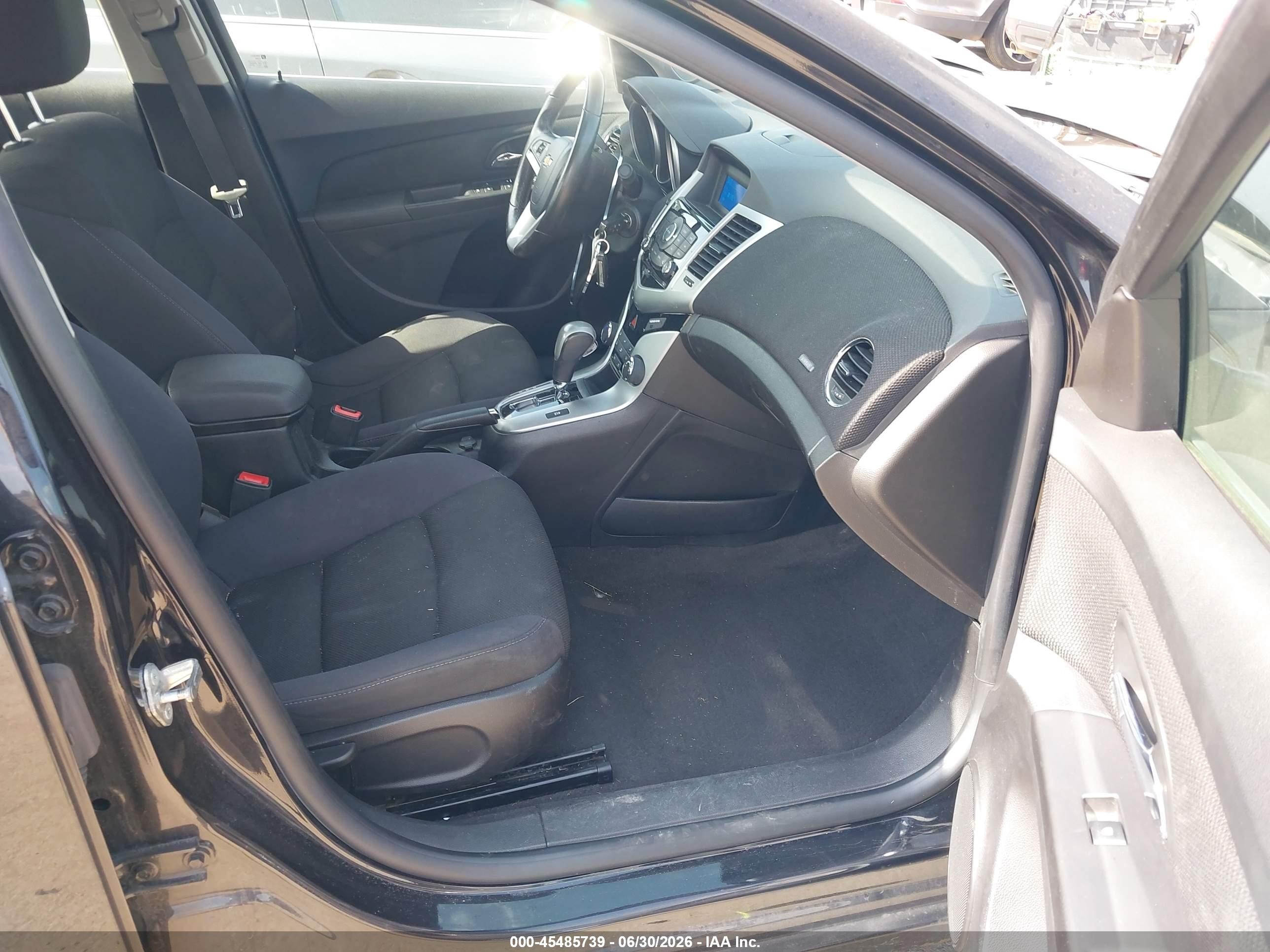 2014 Chevrolet Cruze 1lt Auto Черный vin: 1G1PC5SB9E7435334