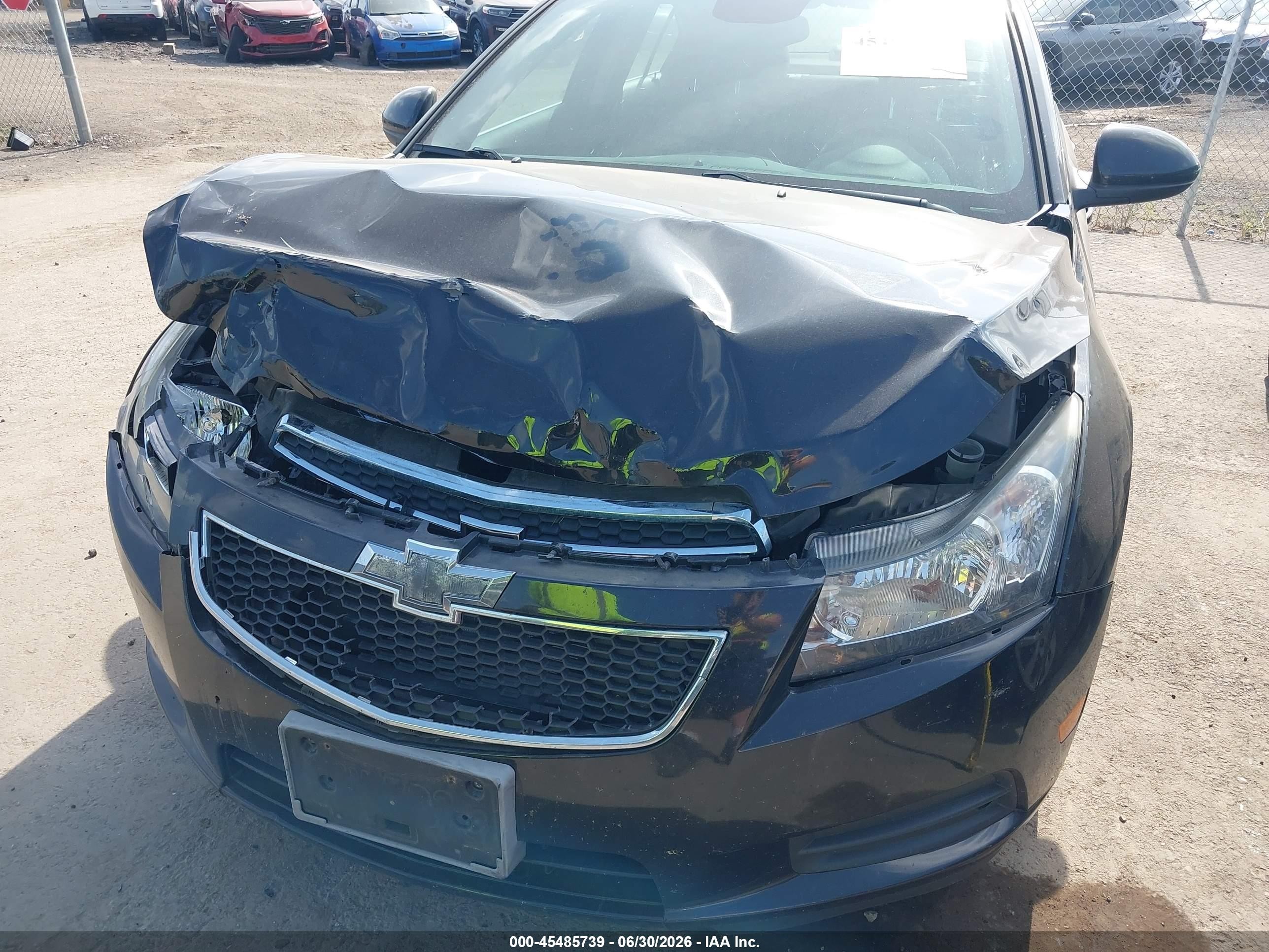2014 Chevrolet Cruze 1lt Auto Черный vin: 1G1PC5SB9E7435334
