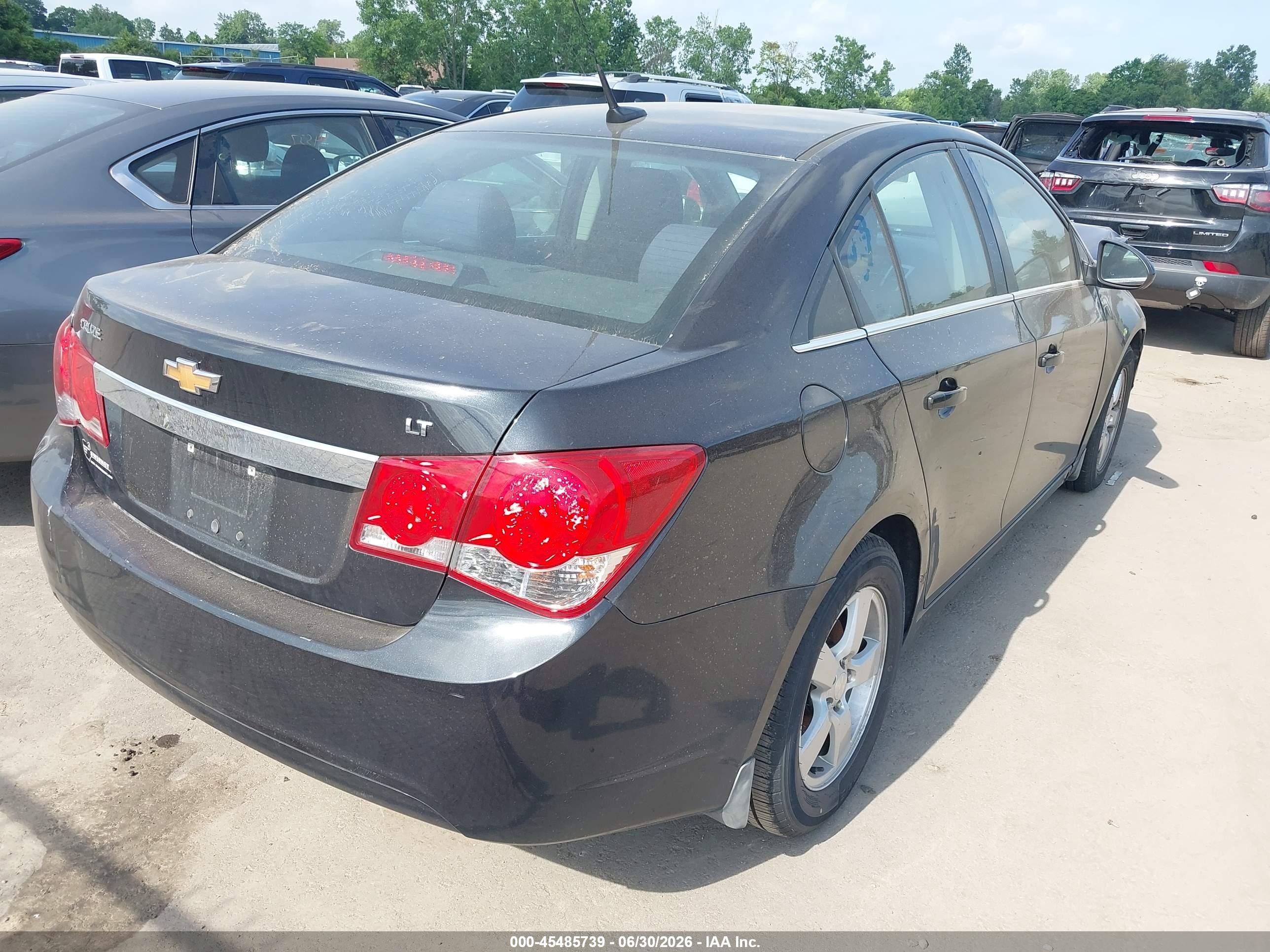 2014 Chevrolet Cruze 1lt Auto Черный vin: 1G1PC5SB9E7435334