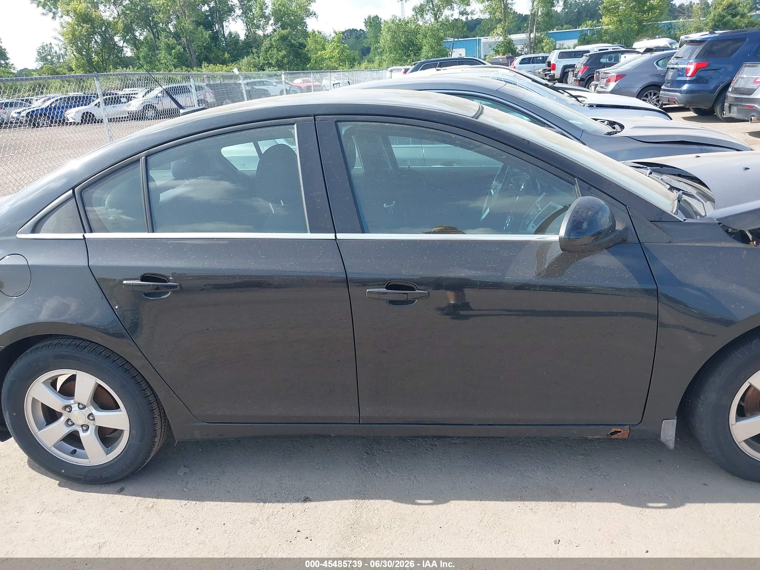 2014 Chevrolet Cruze 1lt Auto Черный vin: 1G1PC5SB9E7435334