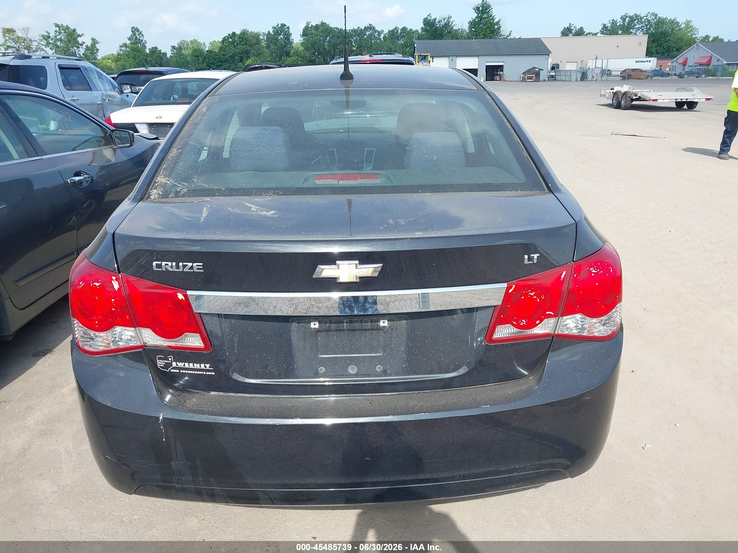 2014 Chevrolet Cruze 1lt Auto Черный vin: 1G1PC5SB9E7435334