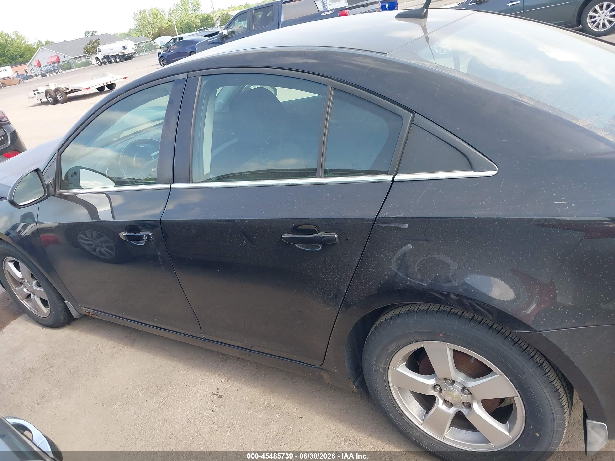 2014 Chevrolet Cruze 1lt Auto Черный vin: 1G1PC5SB9E7435334