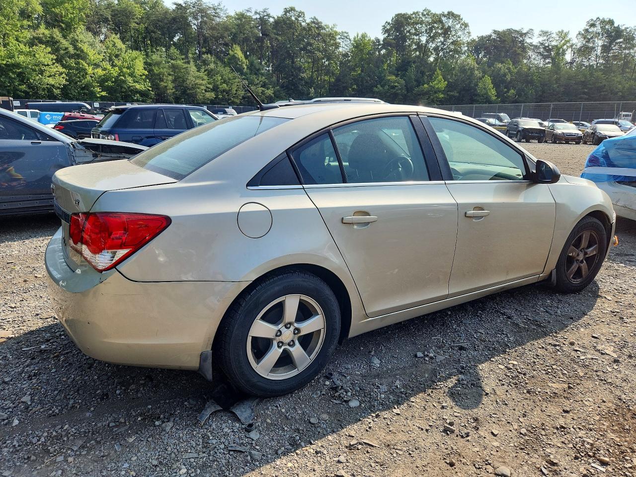 2014 Chevrolet Cruze Lt Silver vin: 1G1PC5SB9E7443059