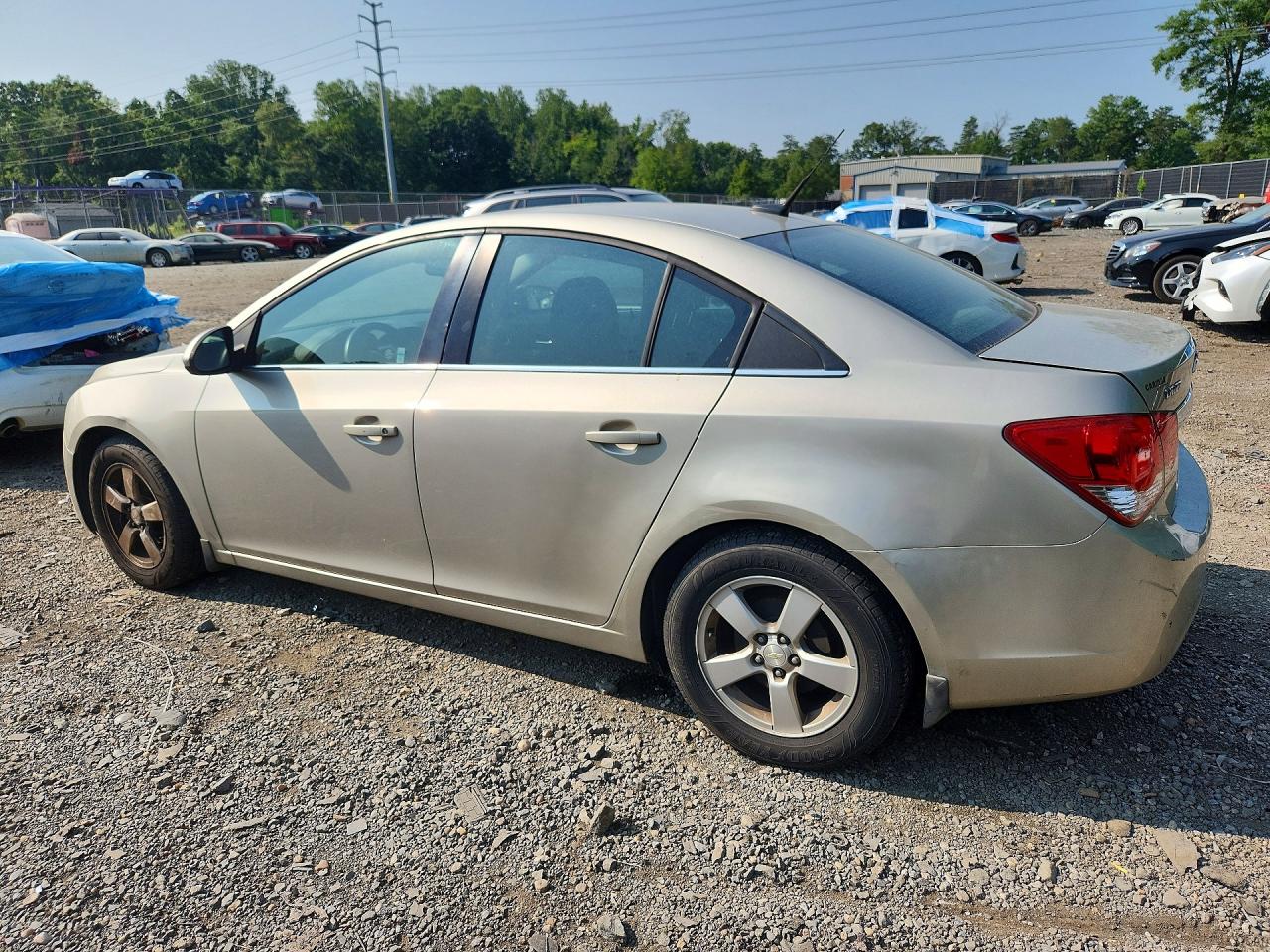 2014 Chevrolet Cruze Lt Silver vin: 1G1PC5SB9E7443059