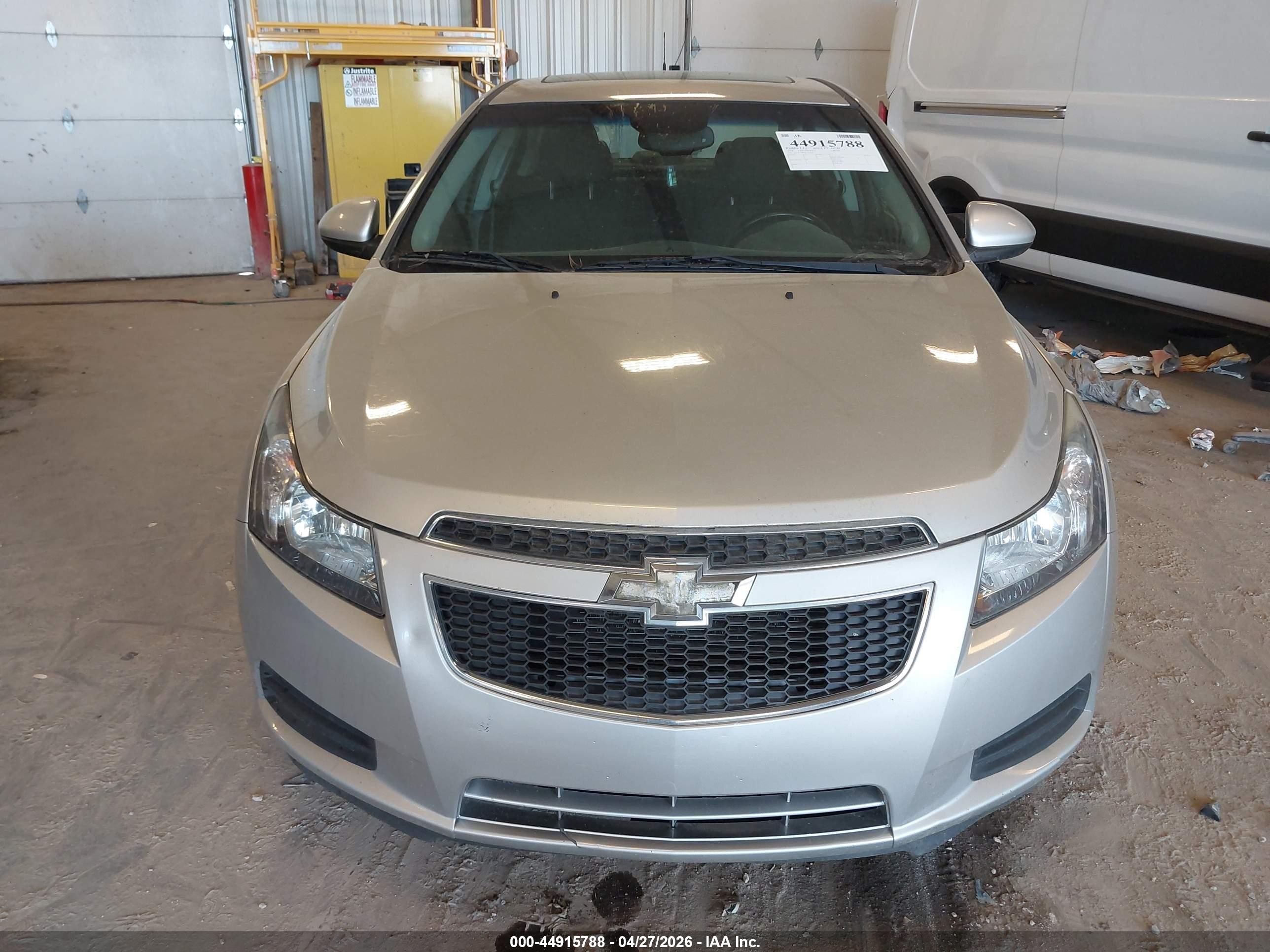 2014 Chevrolet Cruze 1lt Auto Silver vin: 1G1PC5SB9E7451016